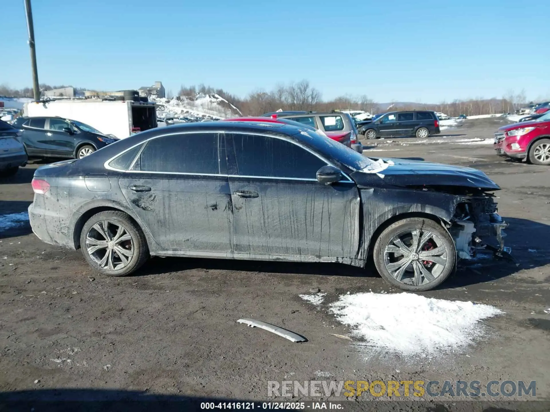 13 fotografías del automóvil dañado 1VWSA7A35MC012802 VOLKSWAGEN PASSAT 2021