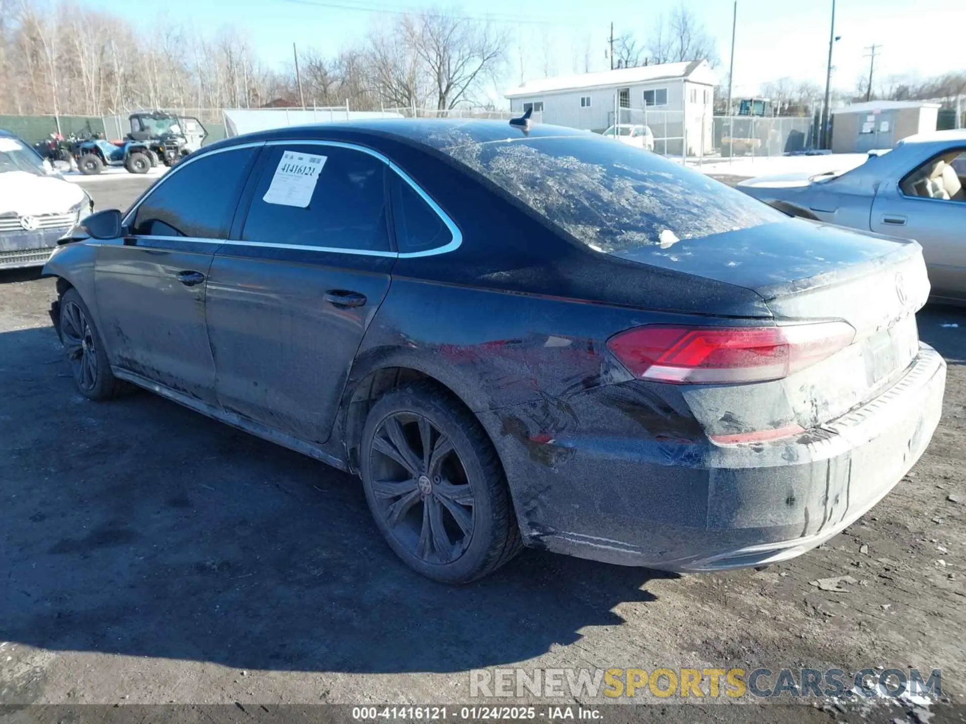 3 fotografías del automóvil dañado 1VWSA7A35MC012802 VOLKSWAGEN PASSAT 2021