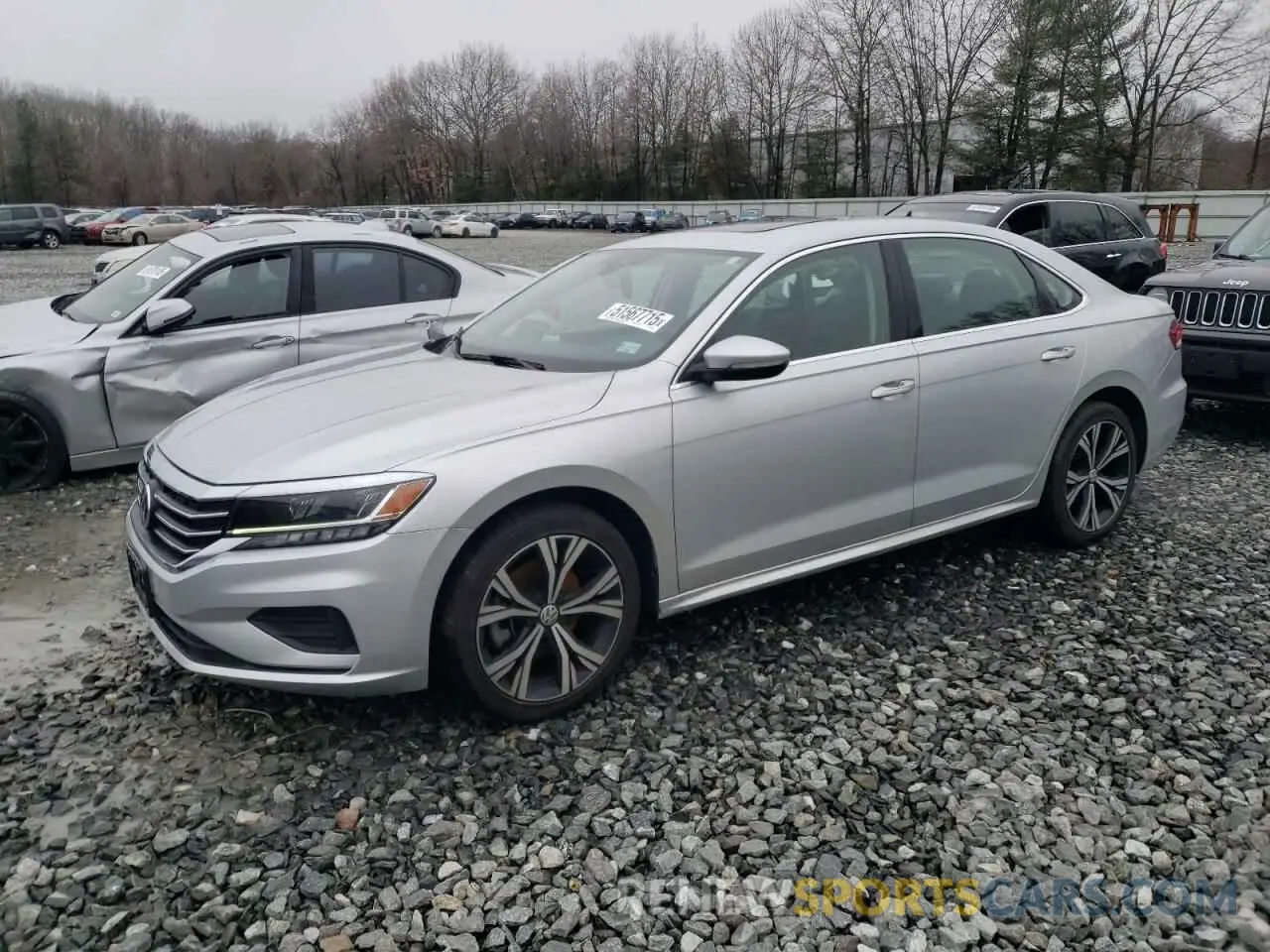 1 fotografías del automóvil dañado 1VWSA7A36MC012971 VOLKSWAGEN PASSAT 2021