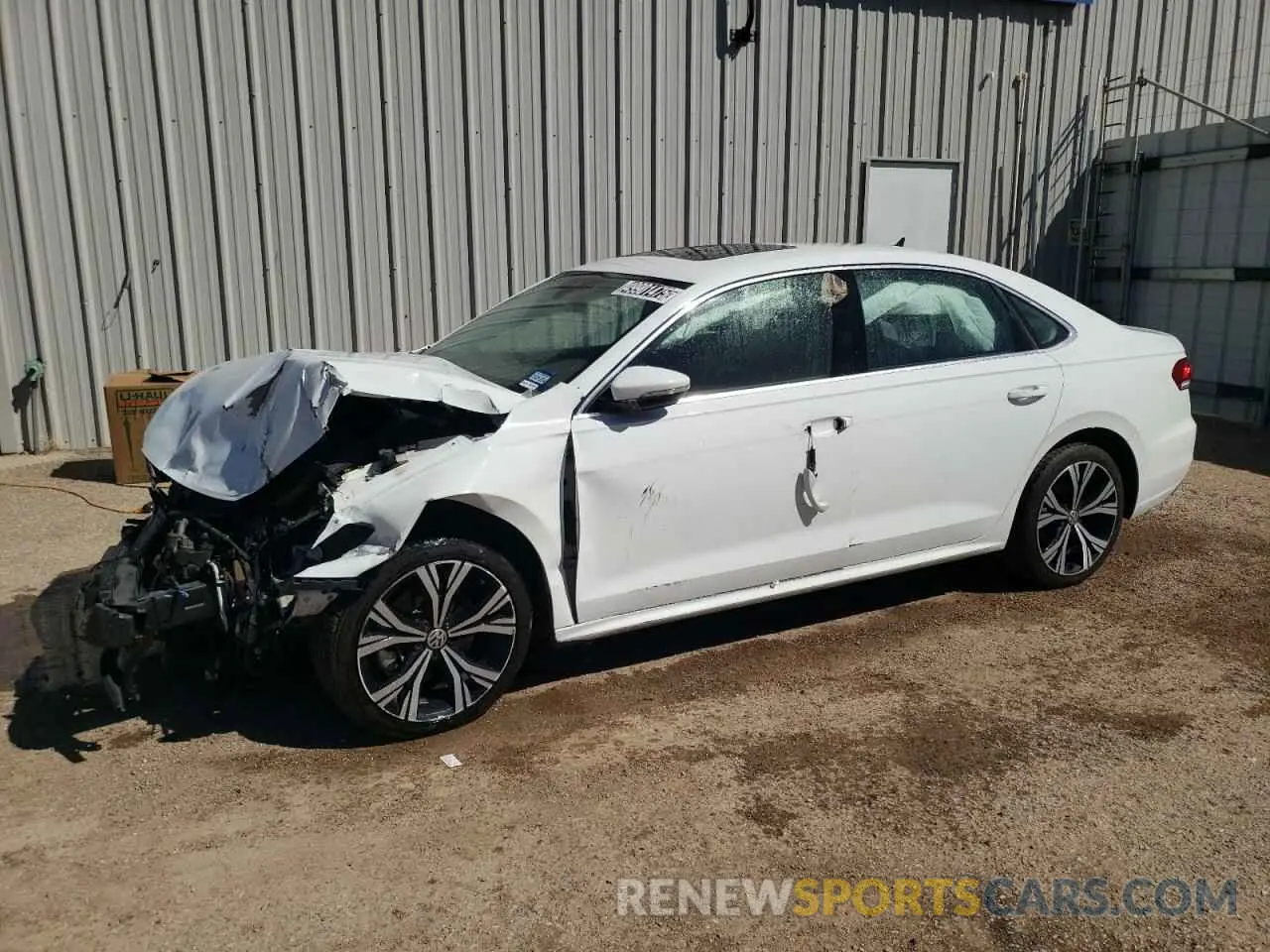 1 fotografías del automóvil dañado 1VWSA7A38MC000692 VOLKSWAGEN PASSAT 2021