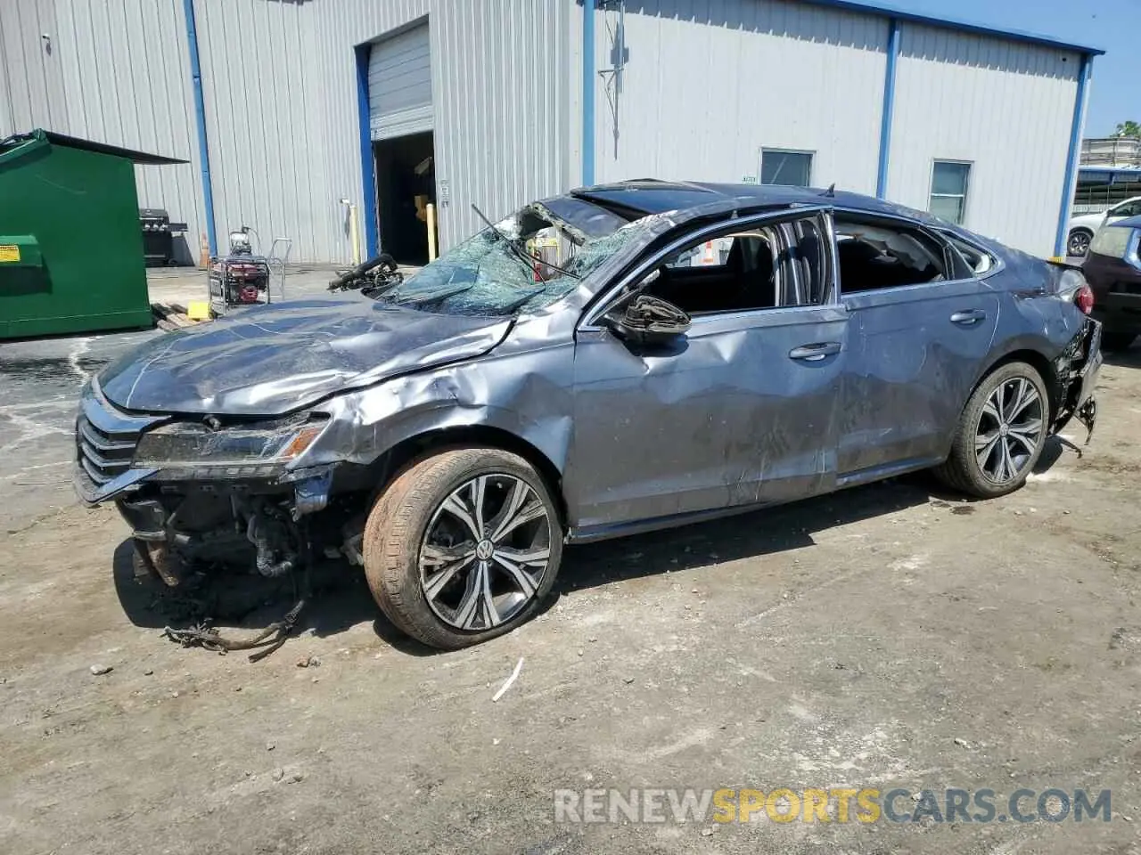 1 fotografías del automóvil dañado 1VWSA7A38MC001941 VOLKSWAGEN PASSAT 2021