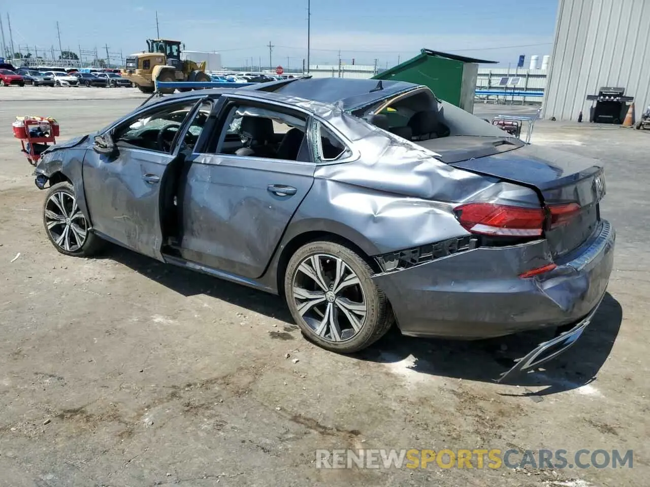 2 fotografías del automóvil dañado 1VWSA7A38MC001941 VOLKSWAGEN PASSAT 2021