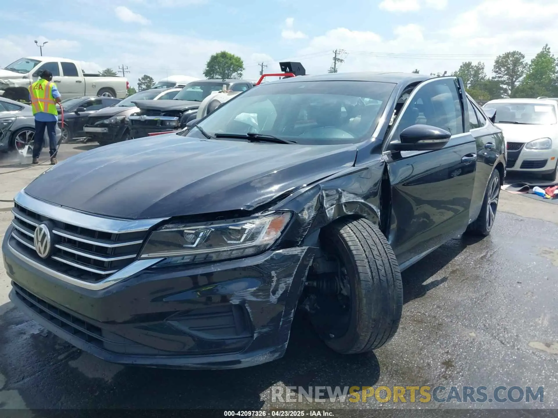 6 fotografías del automóvil dañado 1VWSA7A39MC002421 VOLKSWAGEN PASSAT 2021