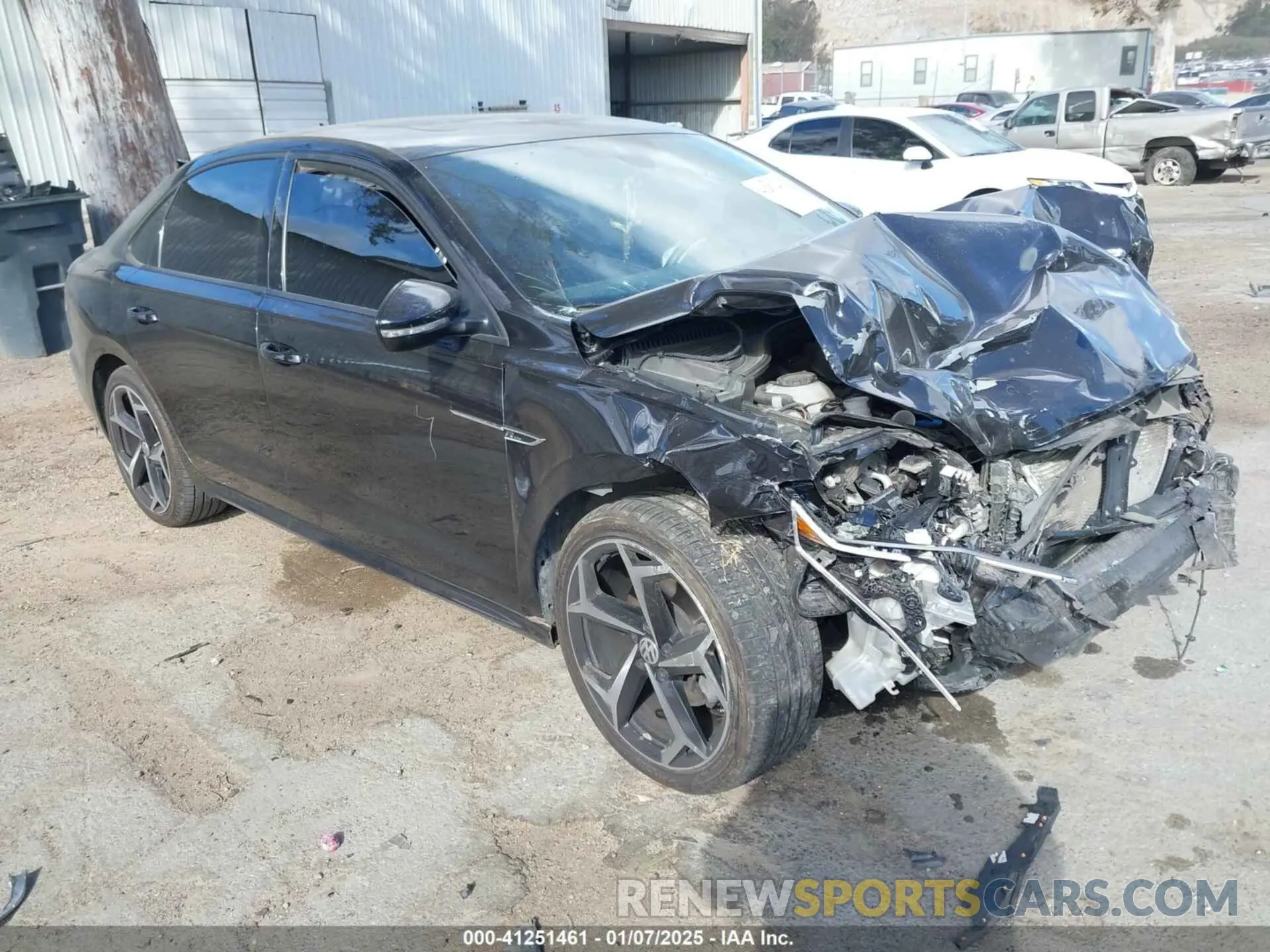1 fotografías del automóvil dañado 1VWMA7A34NC000165 VOLKSWAGEN PASSAT 2022