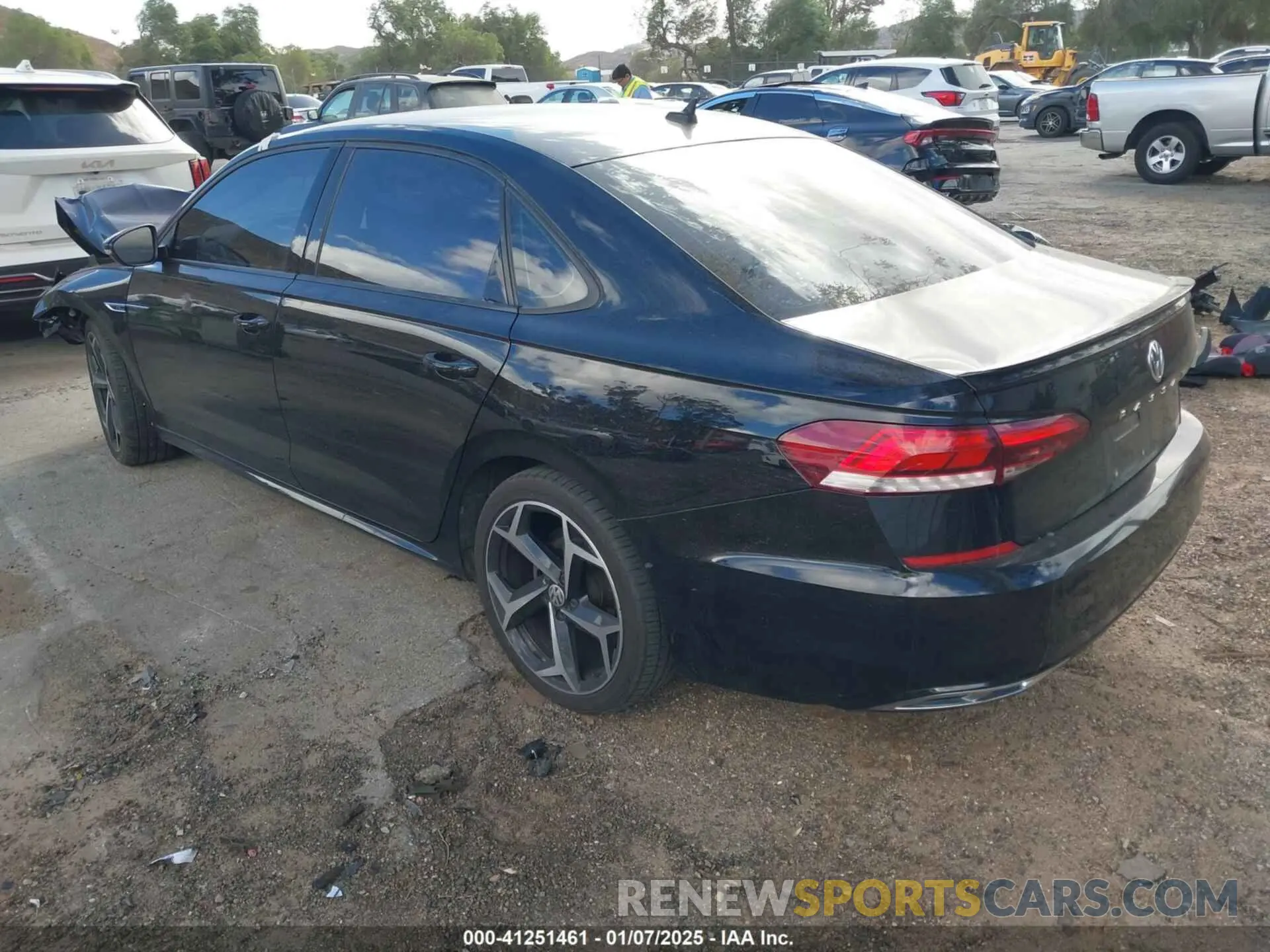 3 fotografías del automóvil dañado 1VWMA7A34NC000165 VOLKSWAGEN PASSAT 2022
