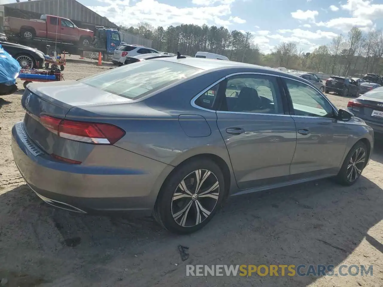 3 fotografías del automóvil dañado 1VWSA7A30NC008898 VOLKSWAGEN PASSAT 2022