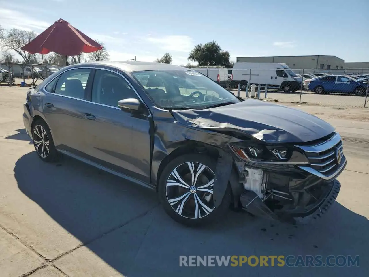 4 fotografías del automóvil dañado 1VWSA7A31NC008974 VOLKSWAGEN PASSAT 2022