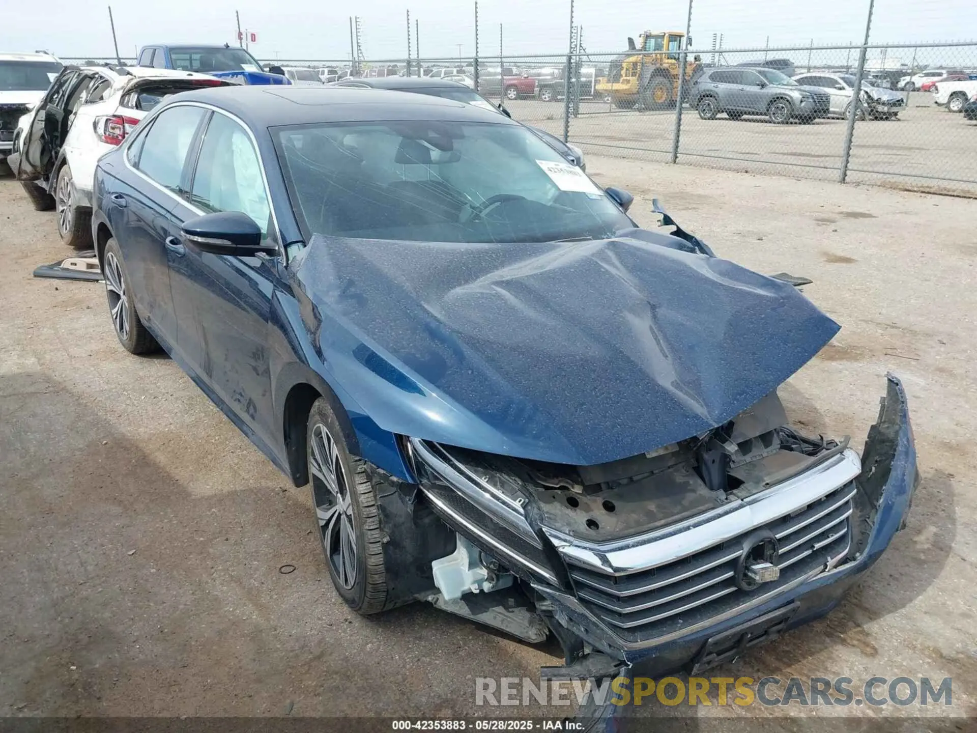 1 fotografías del automóvil dañado 1VWSA7A32NC002732 VOLKSWAGEN PASSAT 2022