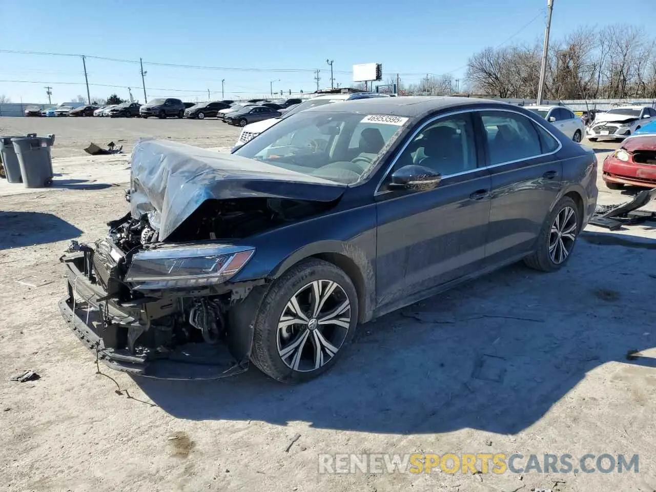 1 fotografías del automóvil dañado 1VWSA7A33NC003744 VOLKSWAGEN PASSAT 2022