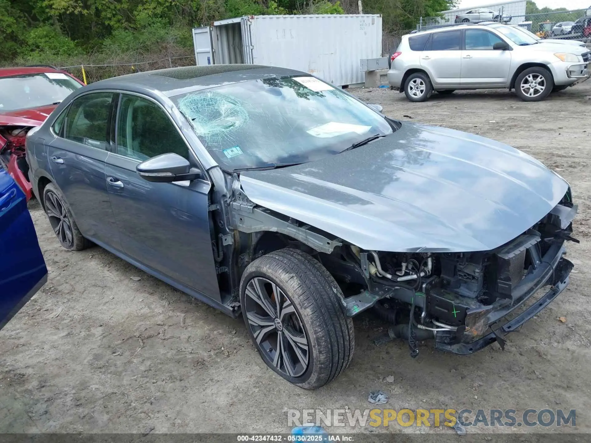 1 fotografías del automóvil dañado 1VWSA7A34NC005017 VOLKSWAGEN PASSAT 2022