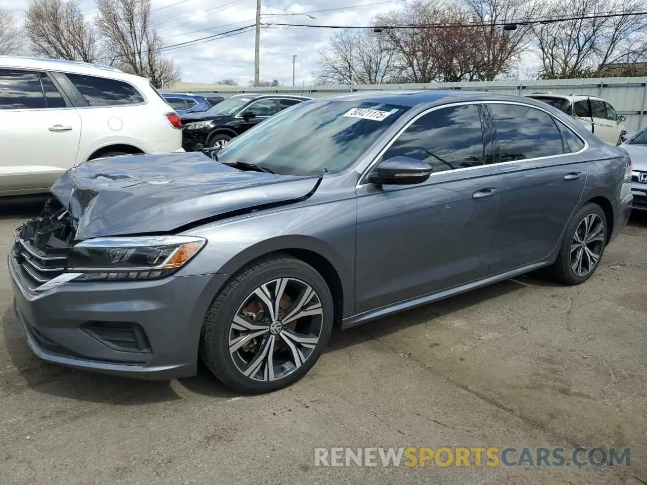 1 fotografías del automóvil dañado 1VWSA7A37NC007960 VOLKSWAGEN PASSAT 2022