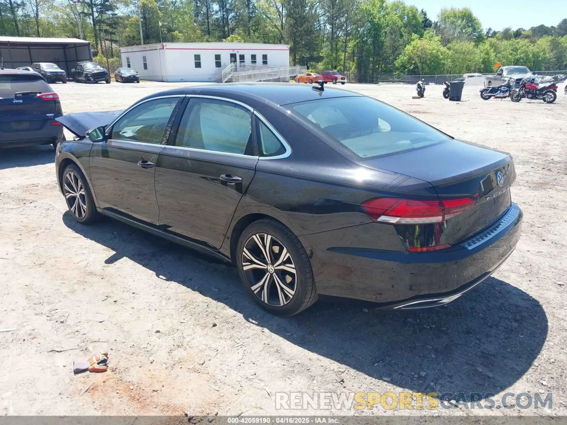 3 fotografías del automóvil dañado 1VWSA7A38NC001715 VOLKSWAGEN PASSAT 2022