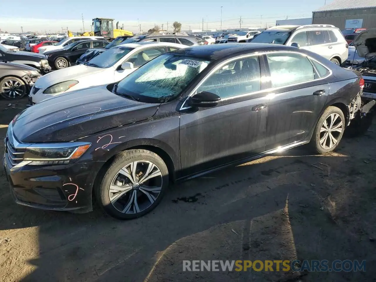 1 fotografías del automóvil dañado 1VWSA7A3XNC000162 VOLKSWAGEN PASSAT 2022