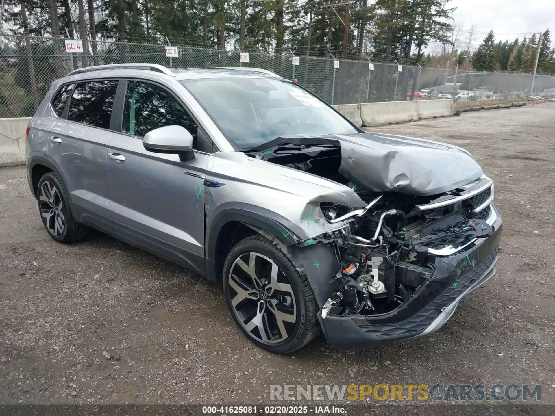 1 fotografías del automóvil dañado 3VV2X7B22NM090169 VOLKSWAGEN TAOS 2022
