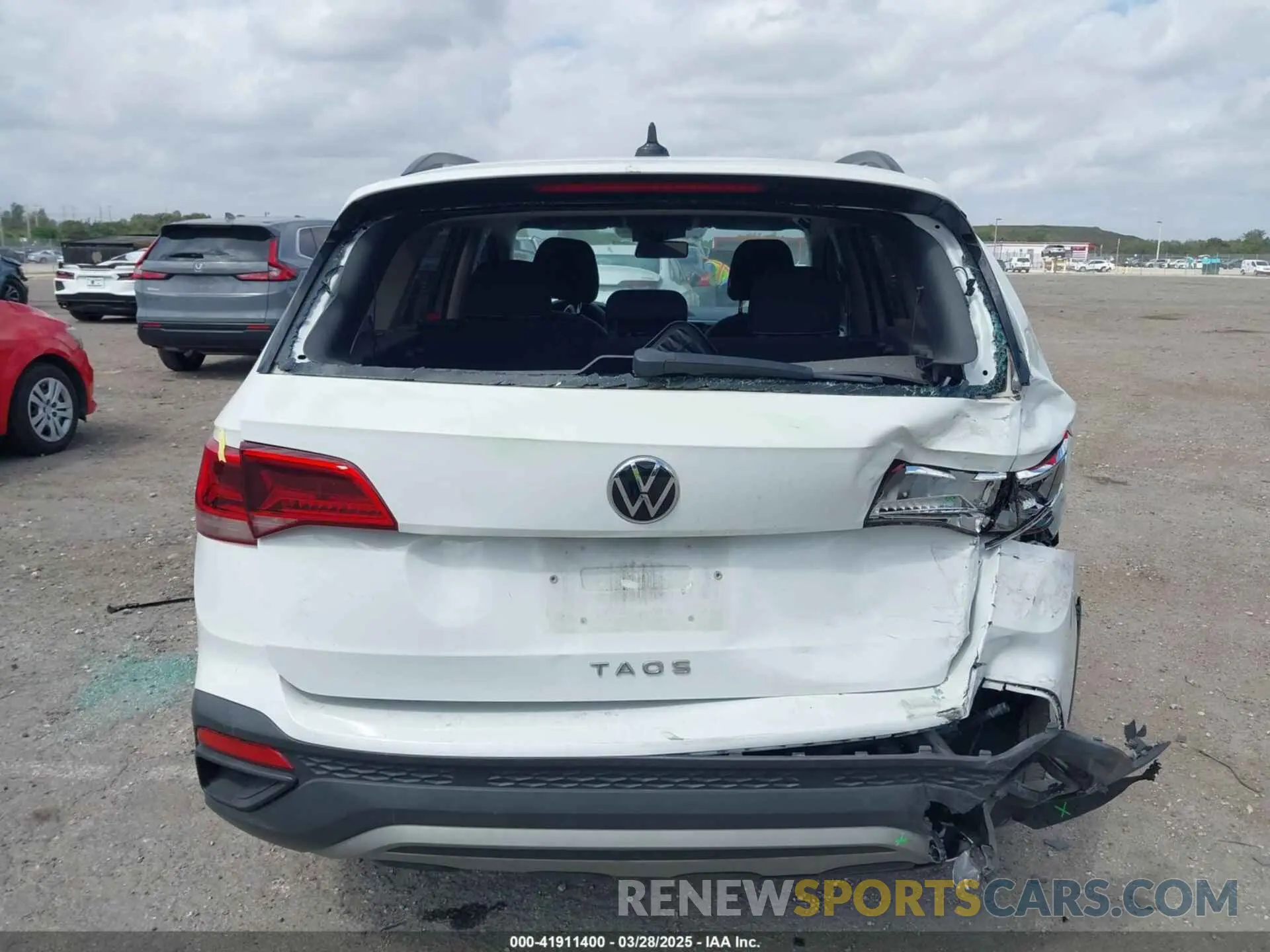 16 fotografías del automóvil dañado 3VVCX7B23NM000788 VOLKSWAGEN TAOS 2022