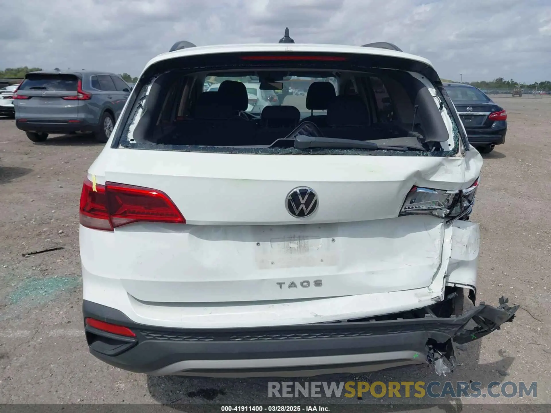 6 fotografías del automóvil dañado 3VVCX7B23NM000788 VOLKSWAGEN TAOS 2022
