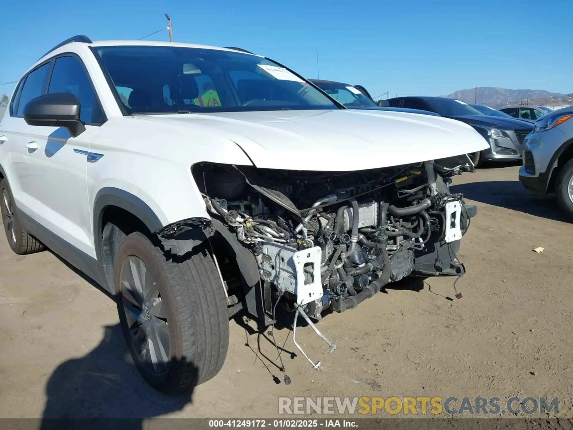 6 fotografías del automóvil dañado 3VVDX7B20NM023188 VOLKSWAGEN TAOS 2022