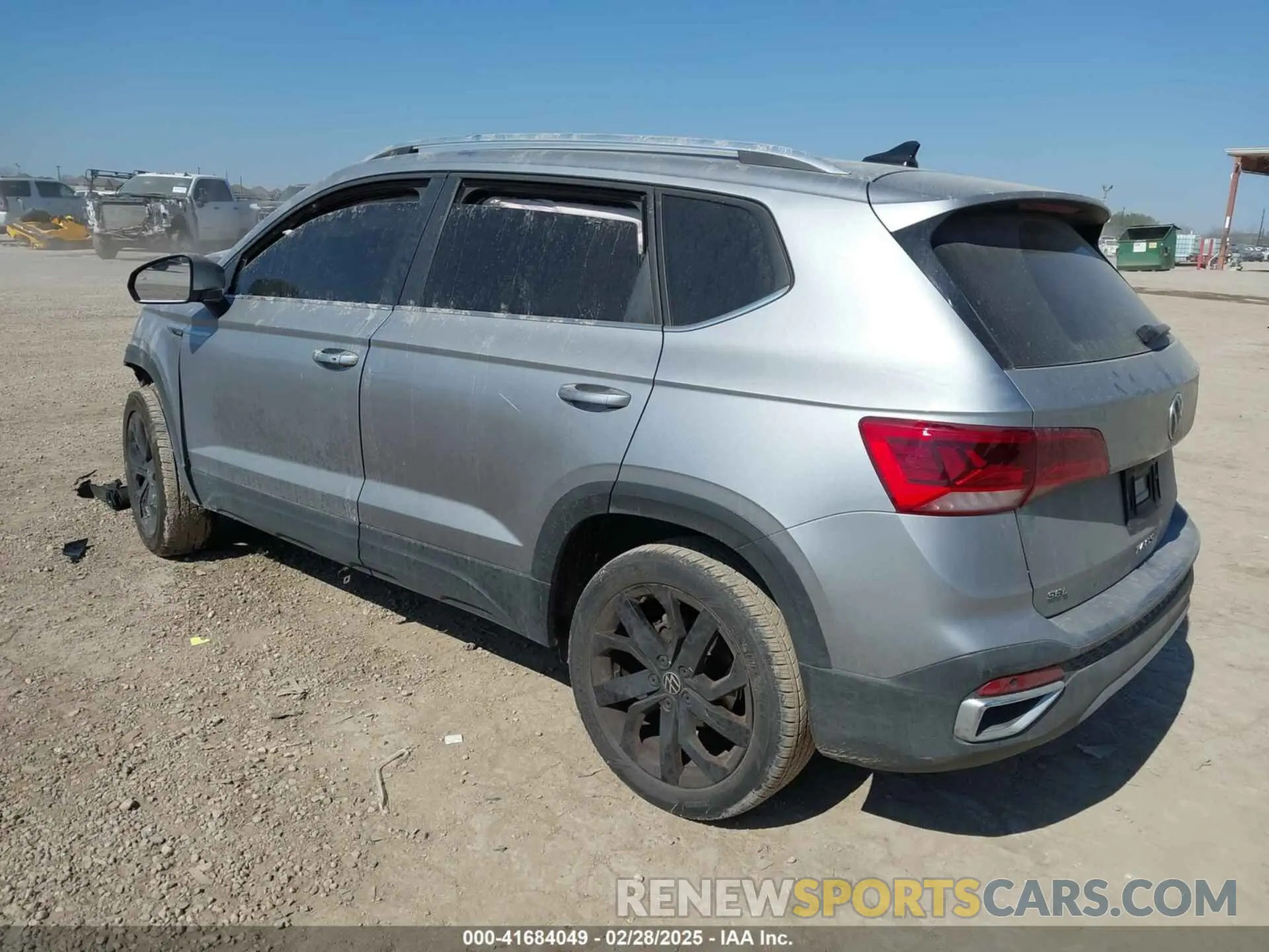 3 fotografías del automóvil dañado 3VVGX7B29NM001350 VOLKSWAGEN TAOS 2022