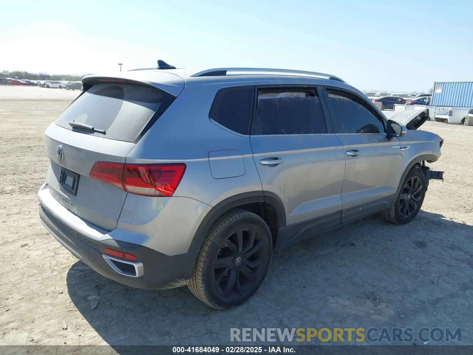 4 fotografías del automóvil dañado 3VVGX7B29NM001350 VOLKSWAGEN TAOS 2022