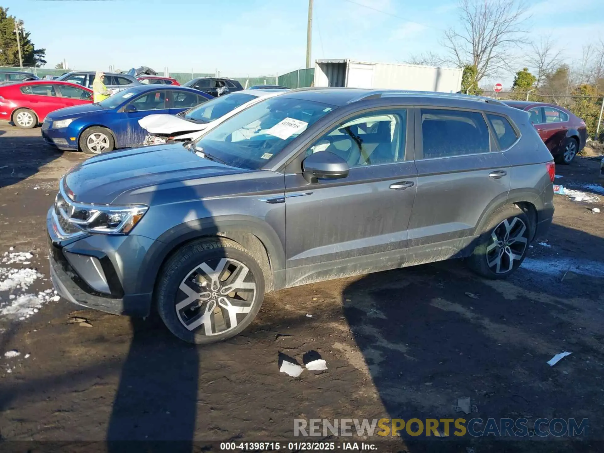 14 fotografías del automóvil dañado 3VVJX7B2XNM023119 VOLKSWAGEN TAOS 2022