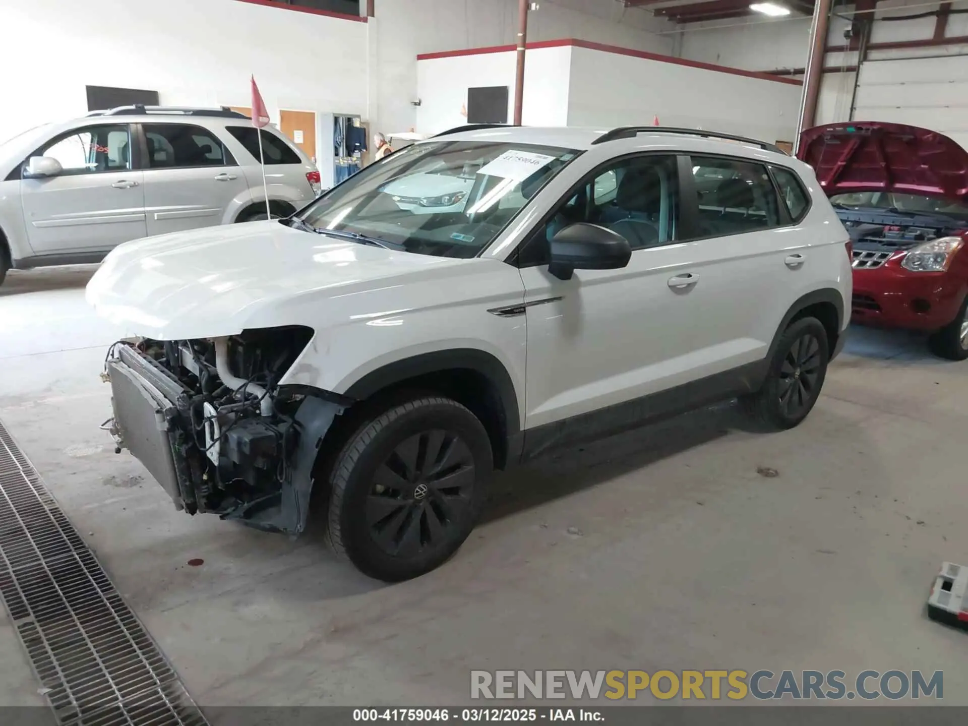 2 fotografías del automóvil dañado 3VVMX7B24NM036848 VOLKSWAGEN TAOS 2022