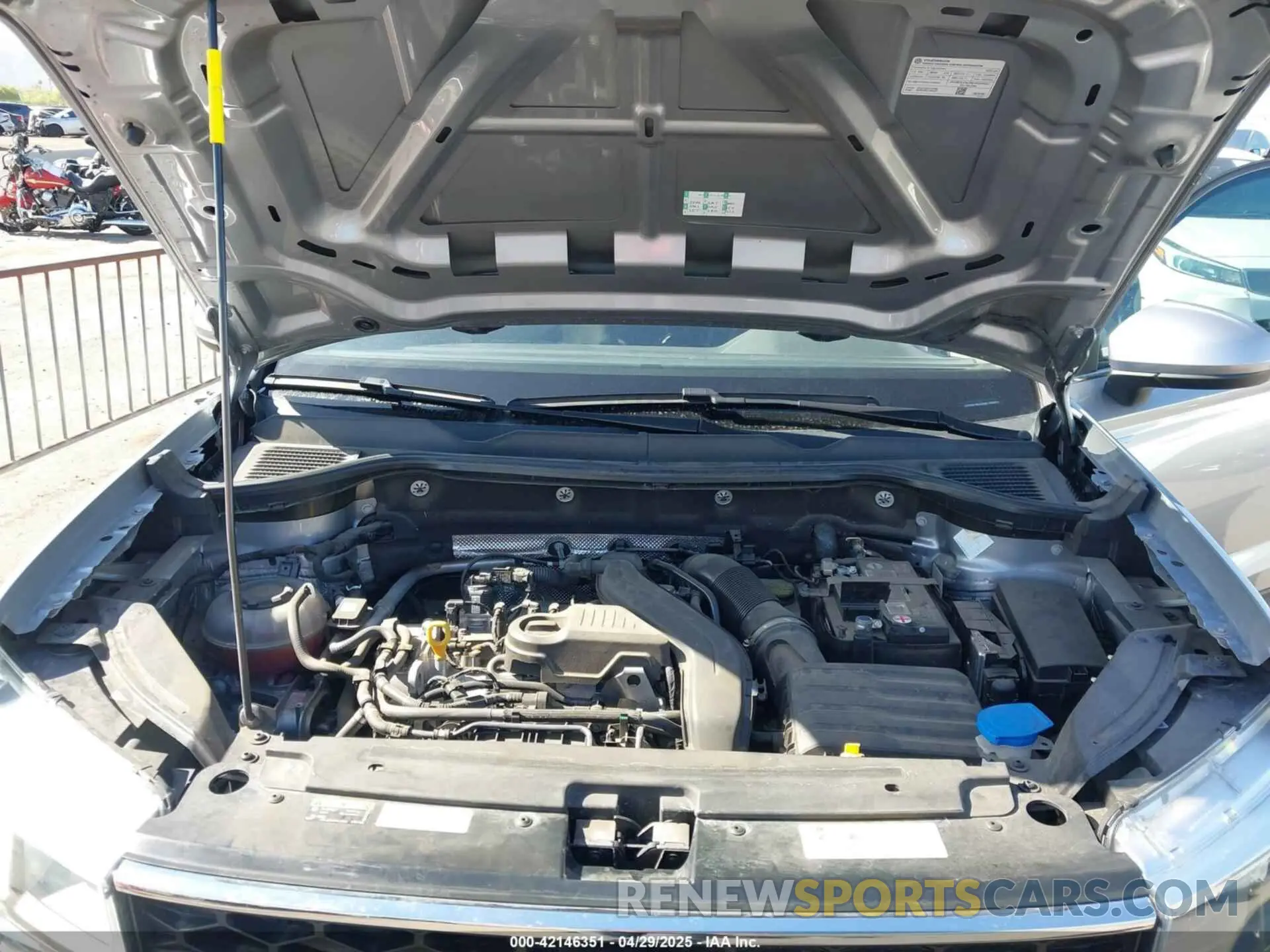 10 fotografías del automóvil dañado 3VVRX7B20NM100096 VOLKSWAGEN TAOS 2022