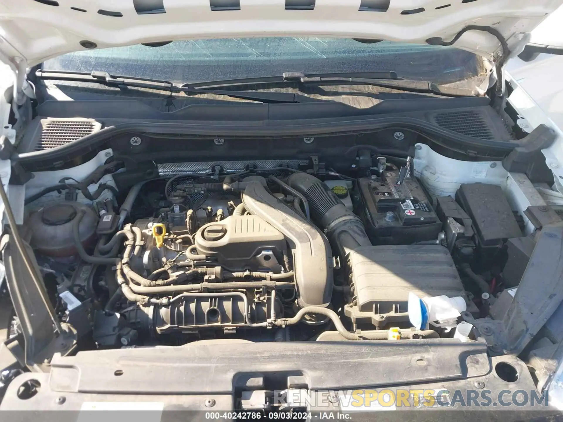 10 fotografías del automóvil dañado 3VVRX7B22NM074620 VOLKSWAGEN TAOS 2022