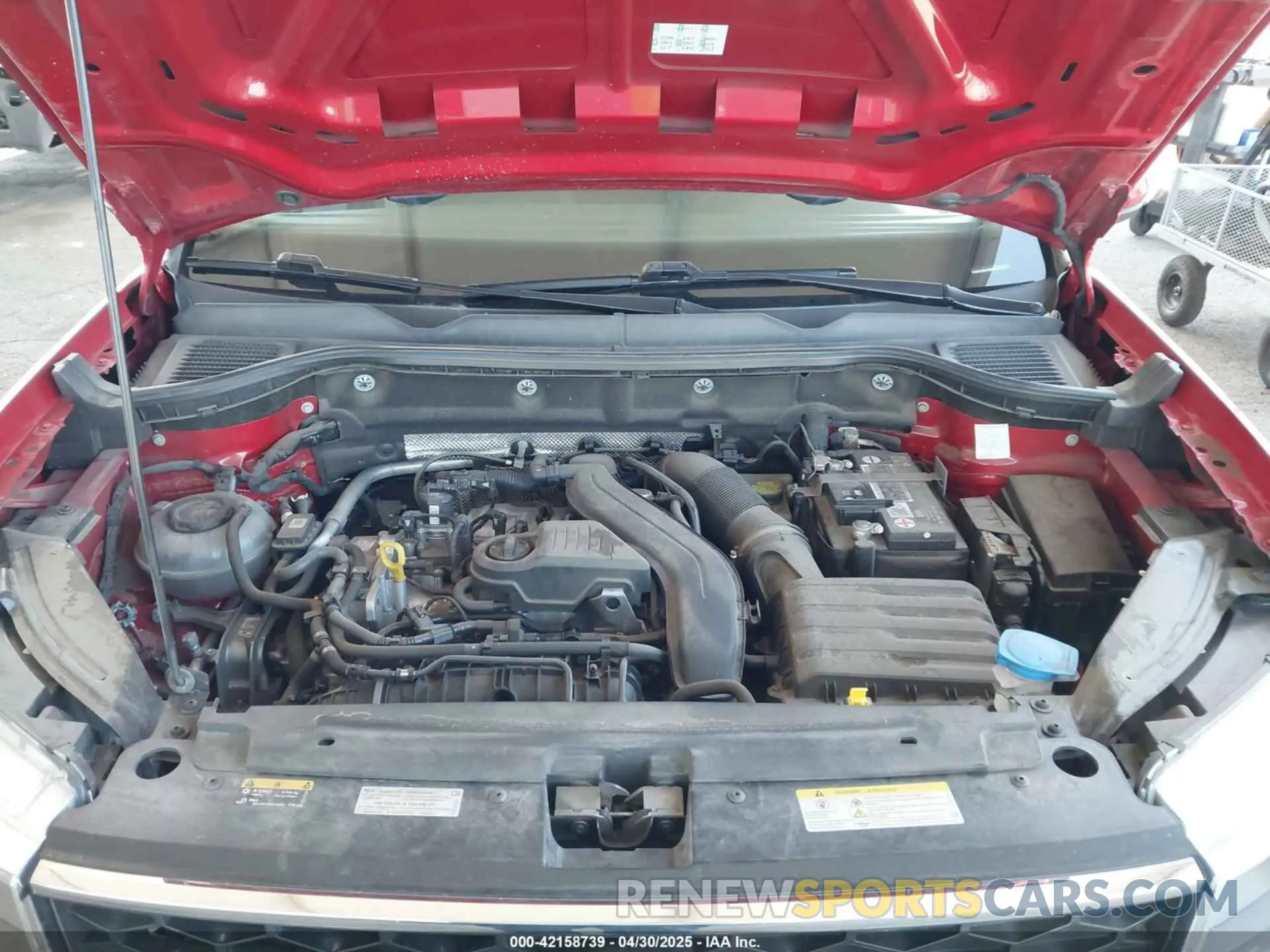 10 fotografías del automóvil dañado 3VVRX7B27NM091672 VOLKSWAGEN TAOS 2022