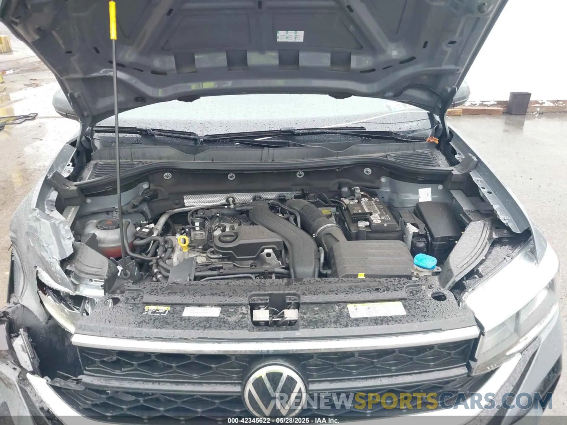 10 fotografías del automóvil dañado 3VVRX7B28NM013577 VOLKSWAGEN TAOS 2022