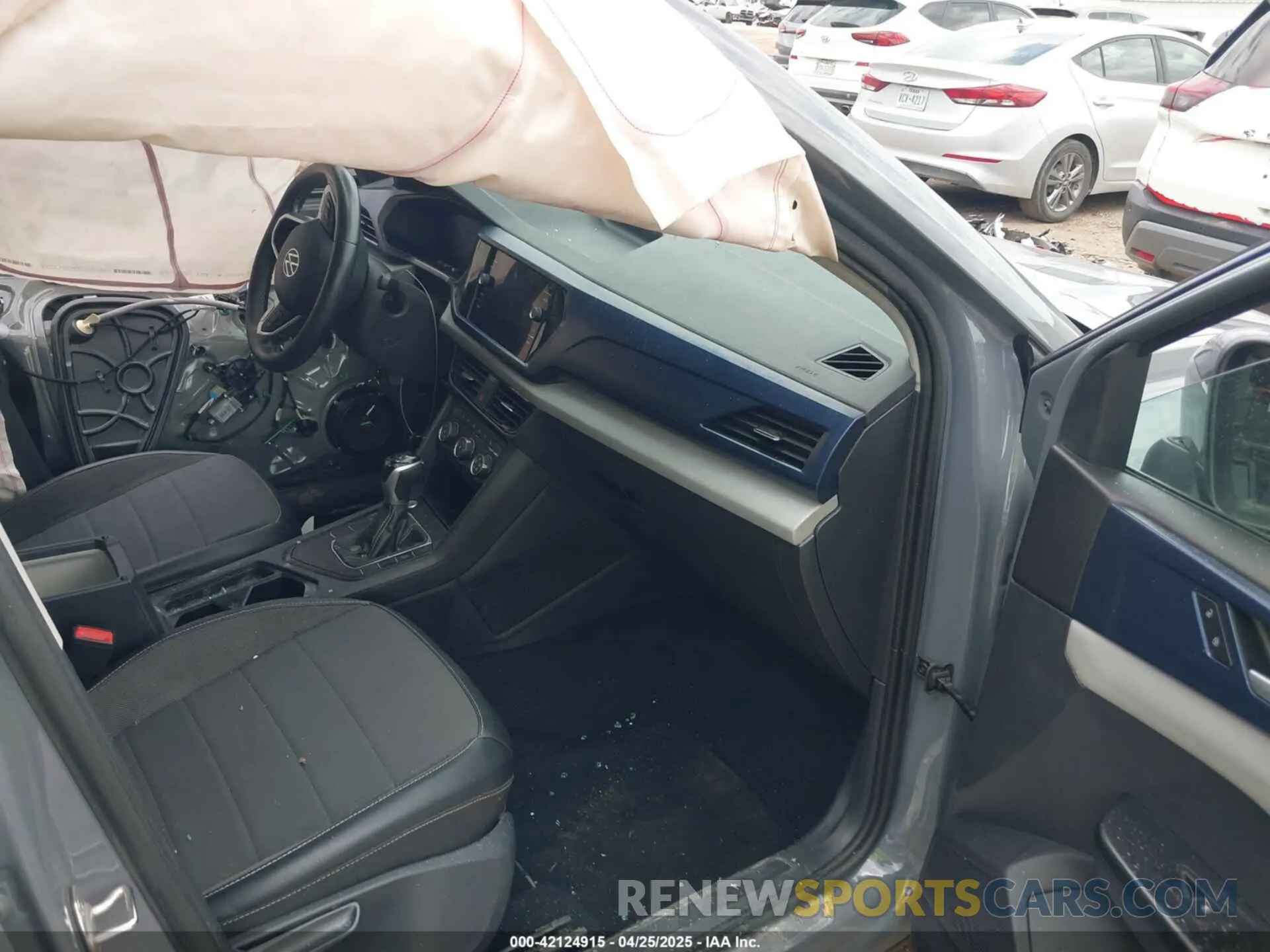 5 fotografías del automóvil dañado 3VVRX7B29NM084478 VOLKSWAGEN TAOS 2022