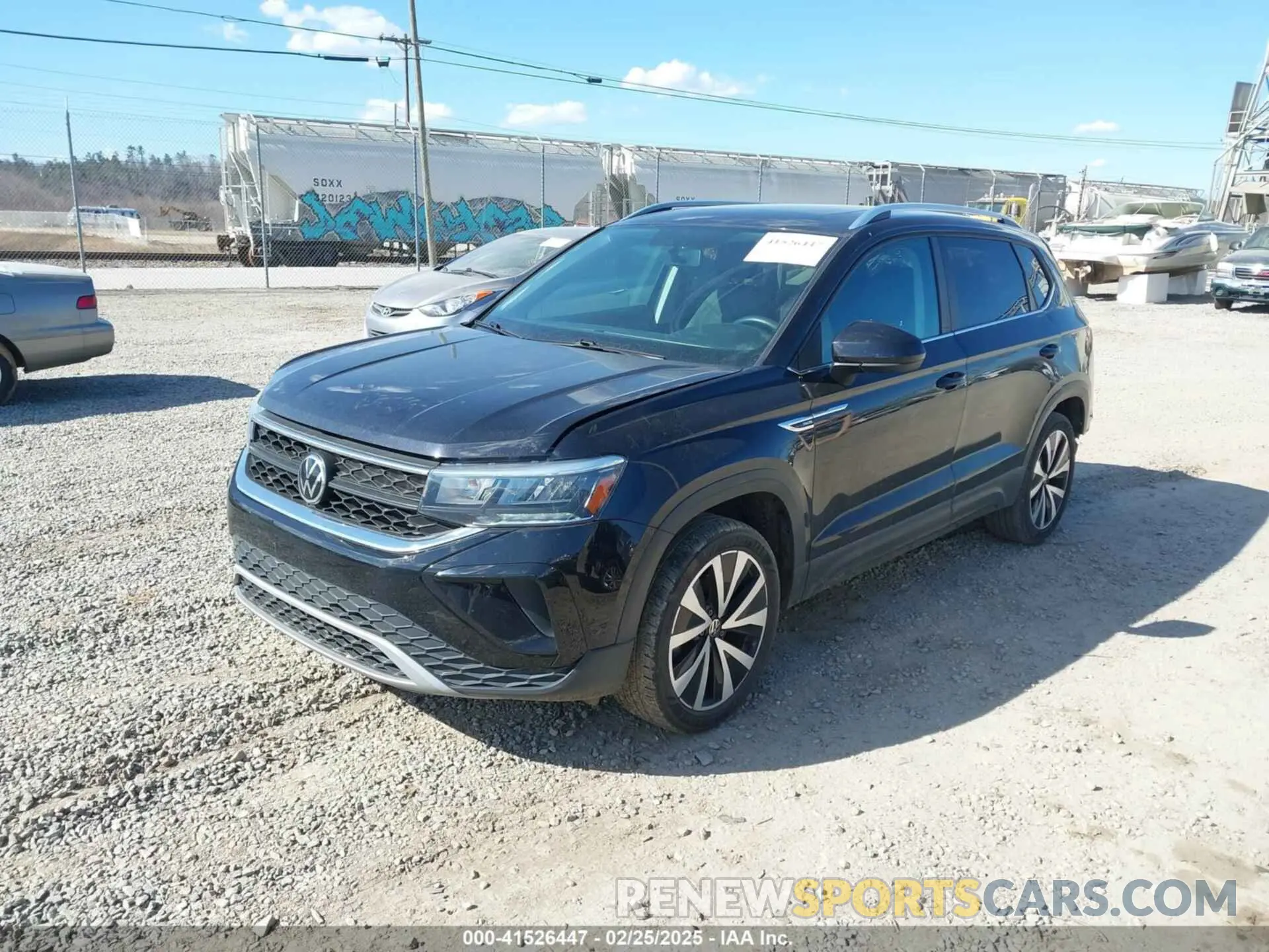2 fotografías del automóvil dañado 3VVTX7B21NM012051 VOLKSWAGEN TAOS 2022
