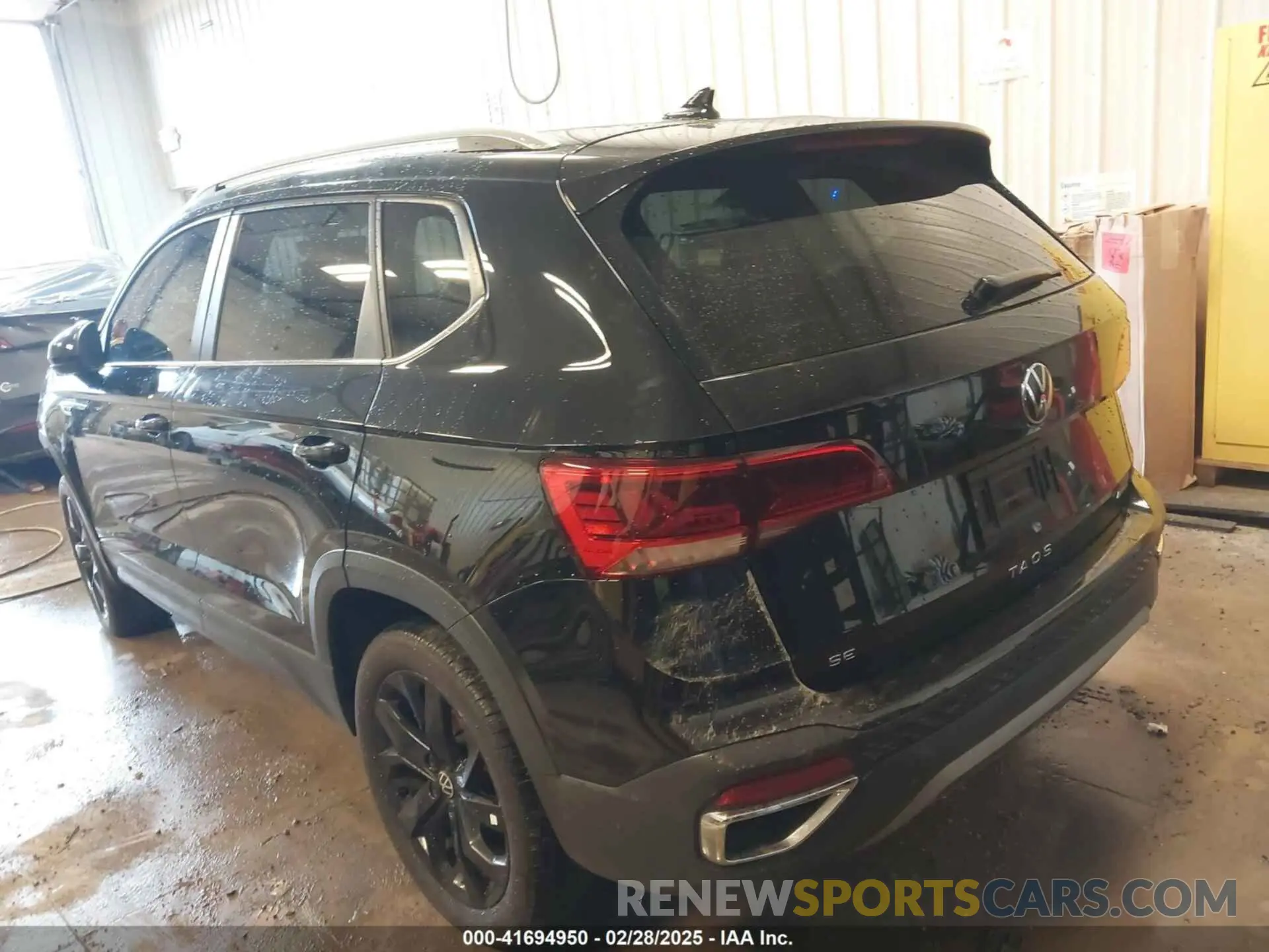 3 fotografías del automóvil dañado 3VVYX7B27NM081834 VOLKSWAGEN TAOS 2022