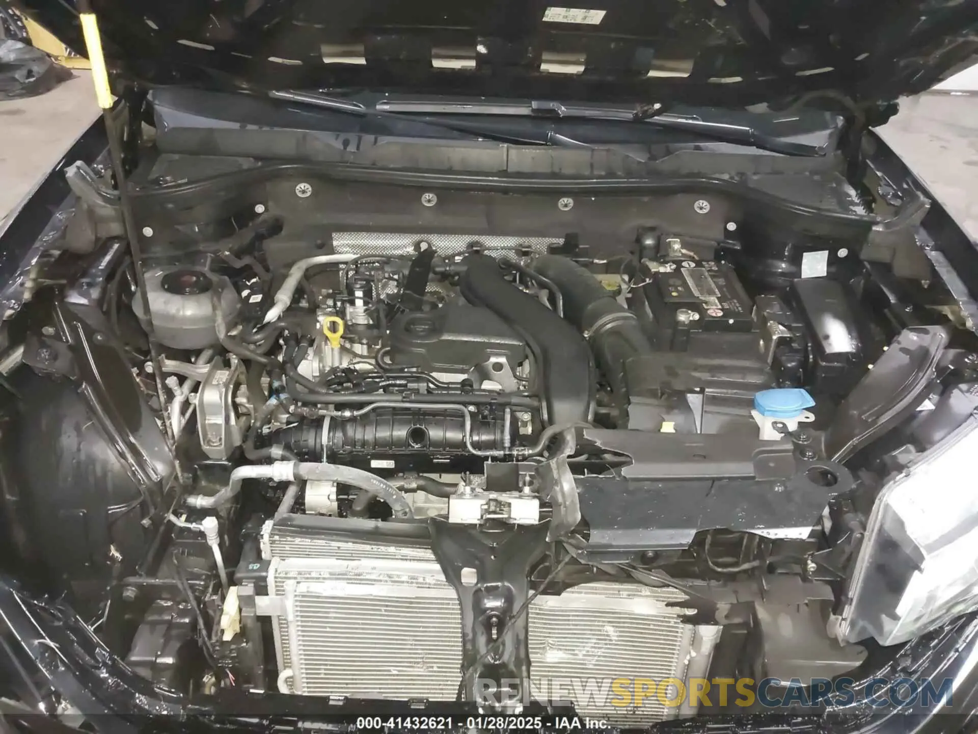 10 fotografías del automóvil dañado 3VVYX7B2XNM033616 VOLKSWAGEN TAOS 2022