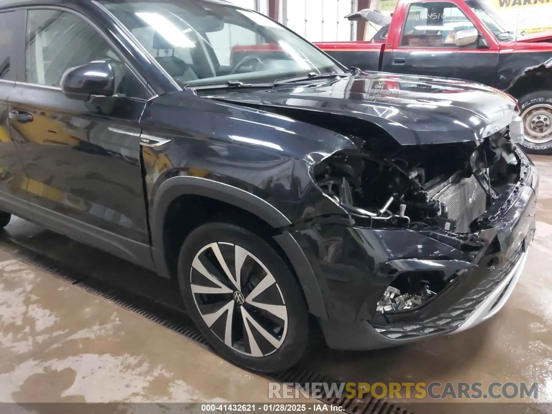 17 fotografías del automóvil dañado 3VVYX7B2XNM033616 VOLKSWAGEN TAOS 2022