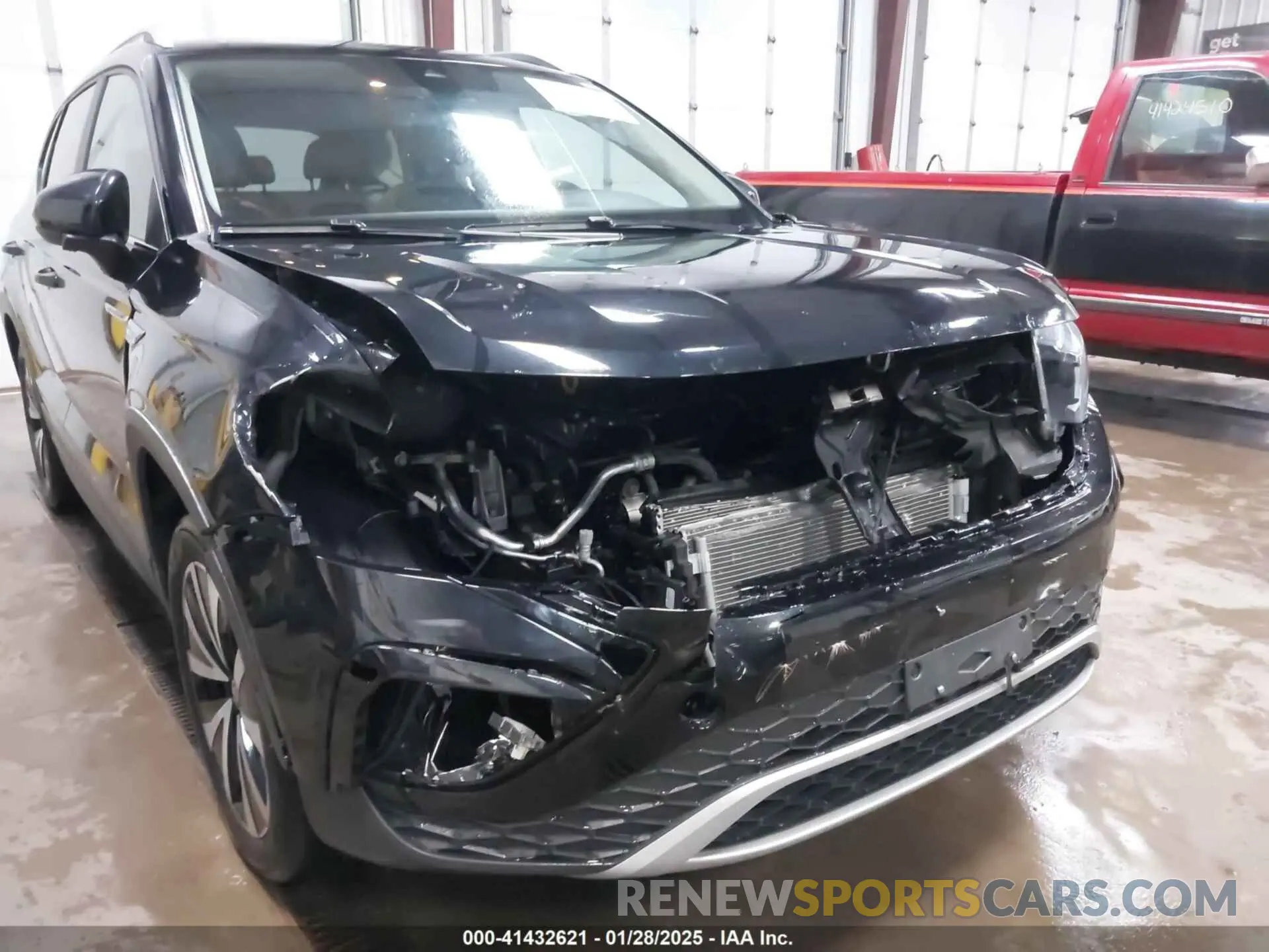 6 fotografías del automóvil dañado 3VVYX7B2XNM033616 VOLKSWAGEN TAOS 2022