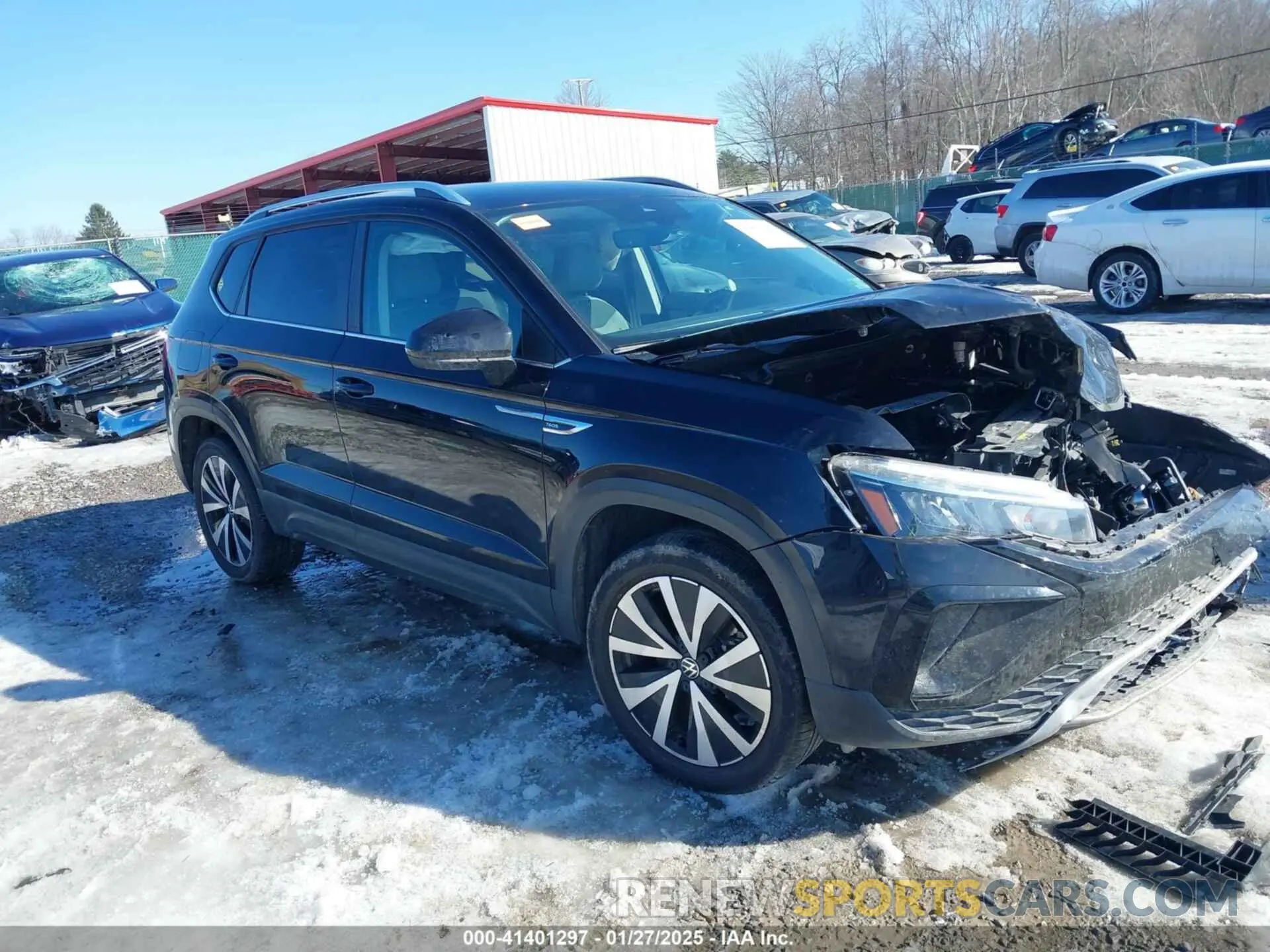 1 fotografías del automóvil dañado 3VVYX7B2XNM073226 VOLKSWAGEN TAOS 2022