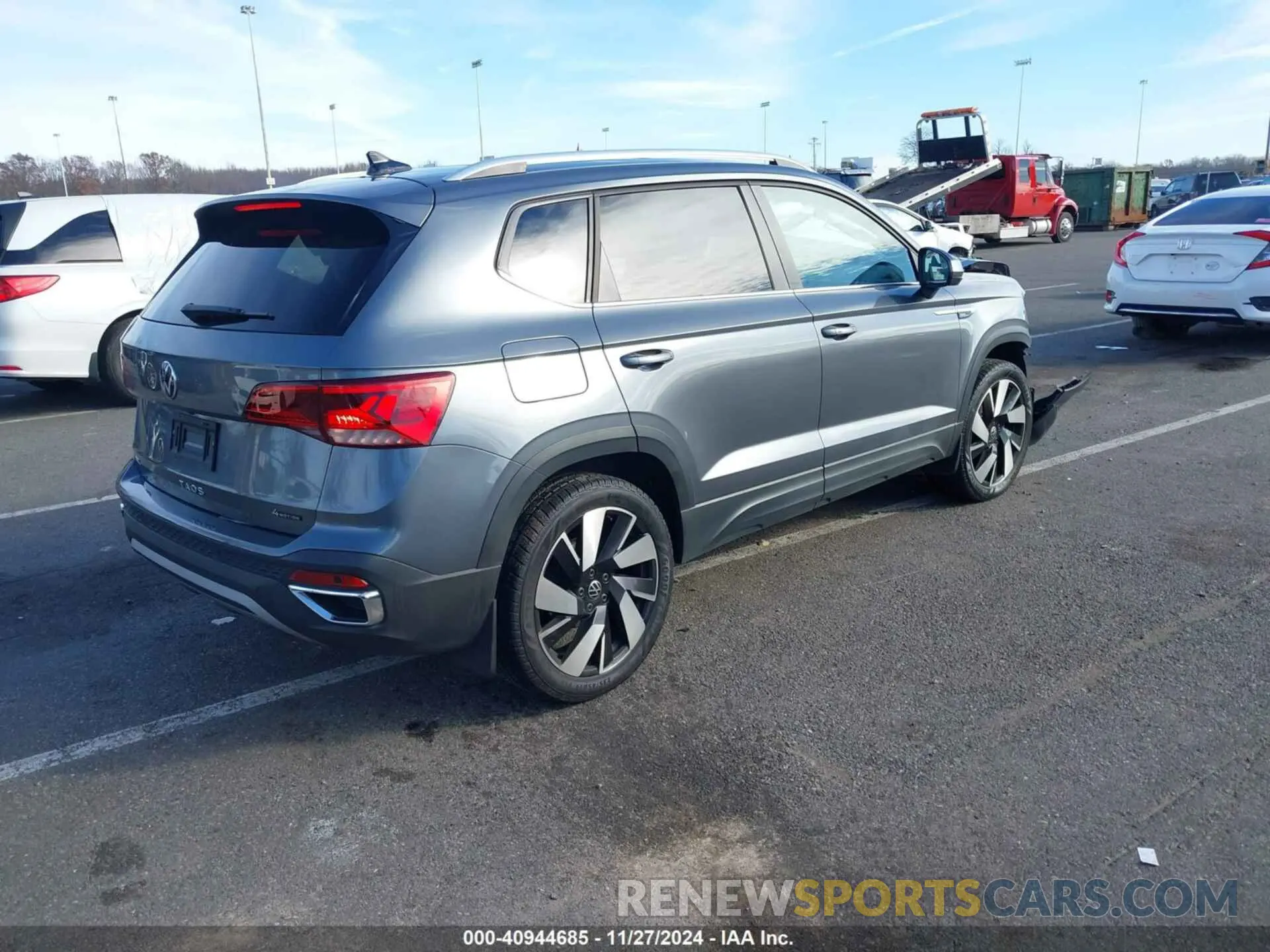 4 fotografías del automóvil dañado 3VV4X7B23PM360604 VOLKSWAGEN TAOS 2023