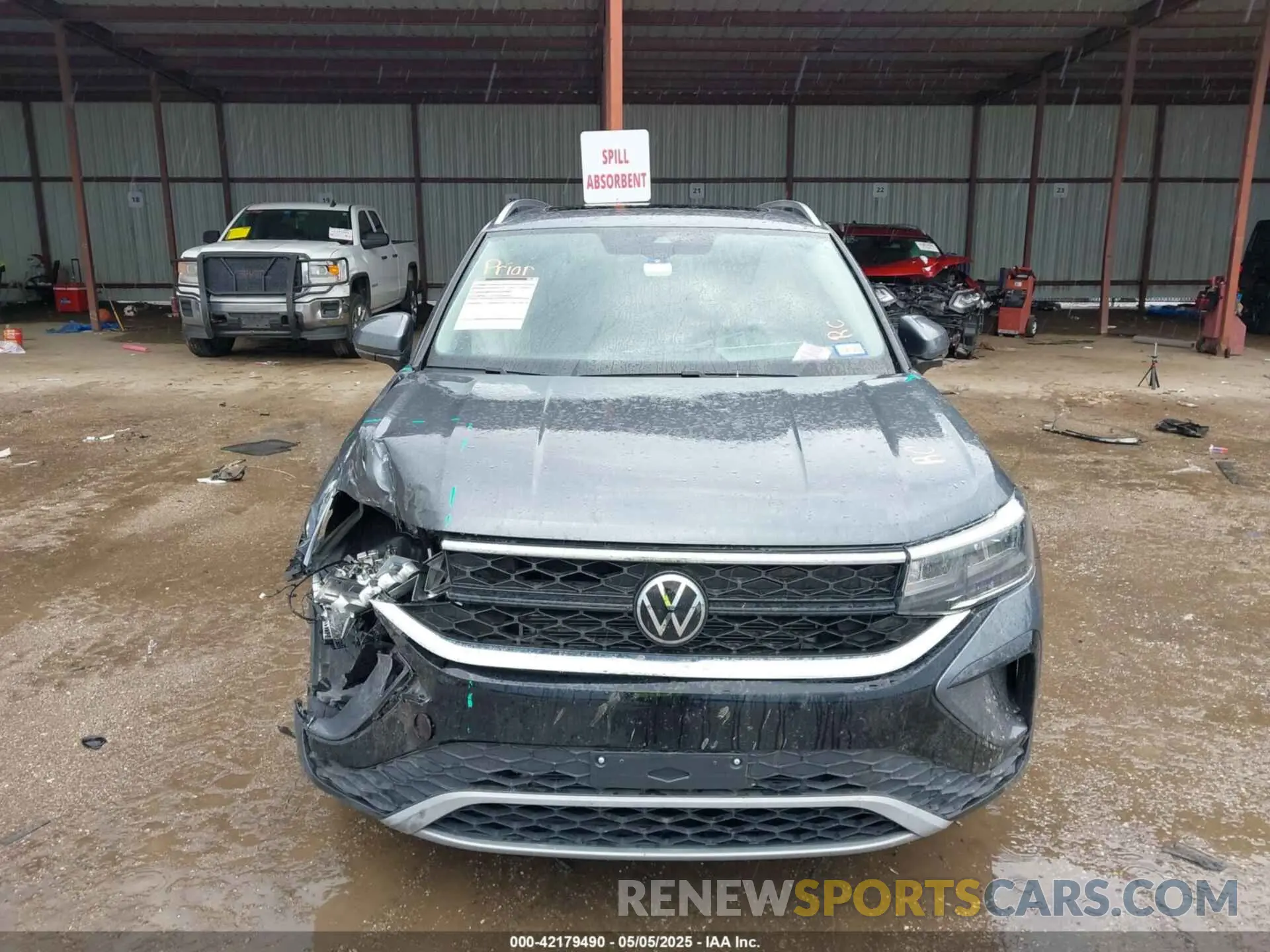 12 fotografías del automóvil dañado 3VVEX7B21PM344647 VOLKSWAGEN TAOS 2023