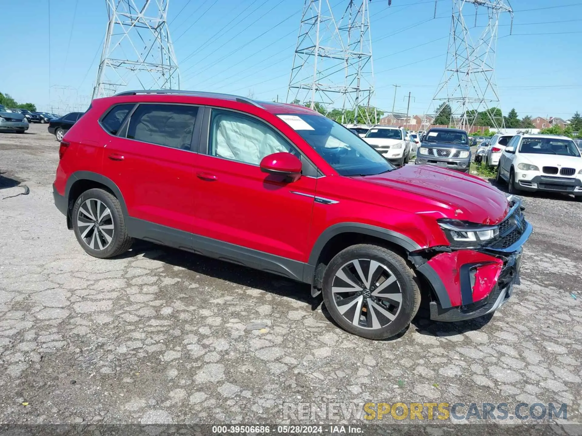 1 fotografías del automóvil dañado 3VVEX7B22PM371551 VOLKSWAGEN TAOS 2023