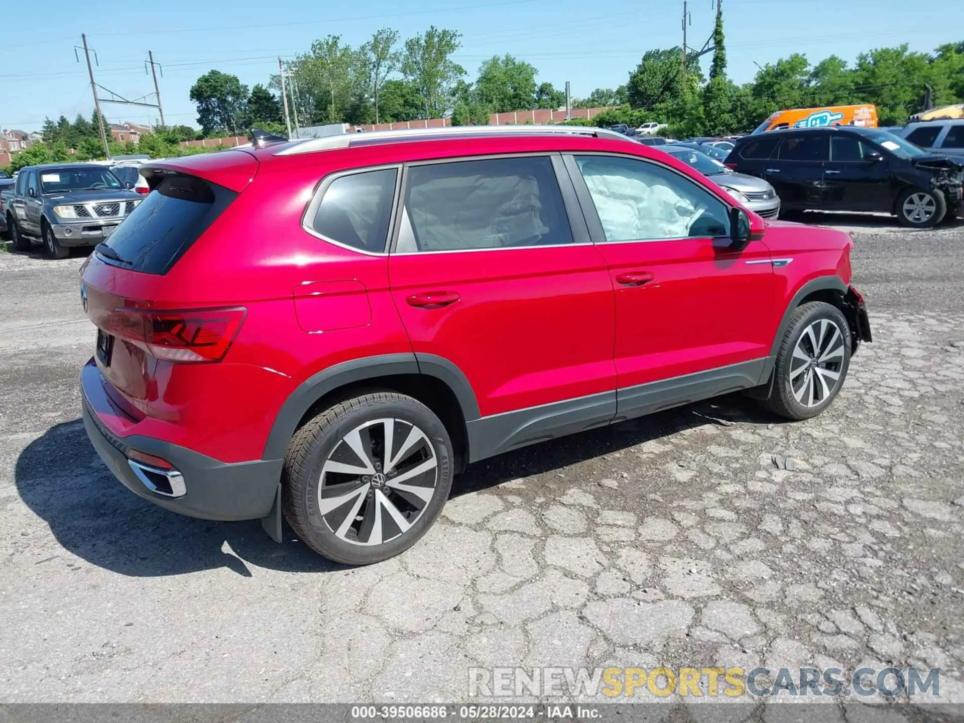 4 fotografías del automóvil dañado 3VVEX7B22PM371551 VOLKSWAGEN TAOS 2023