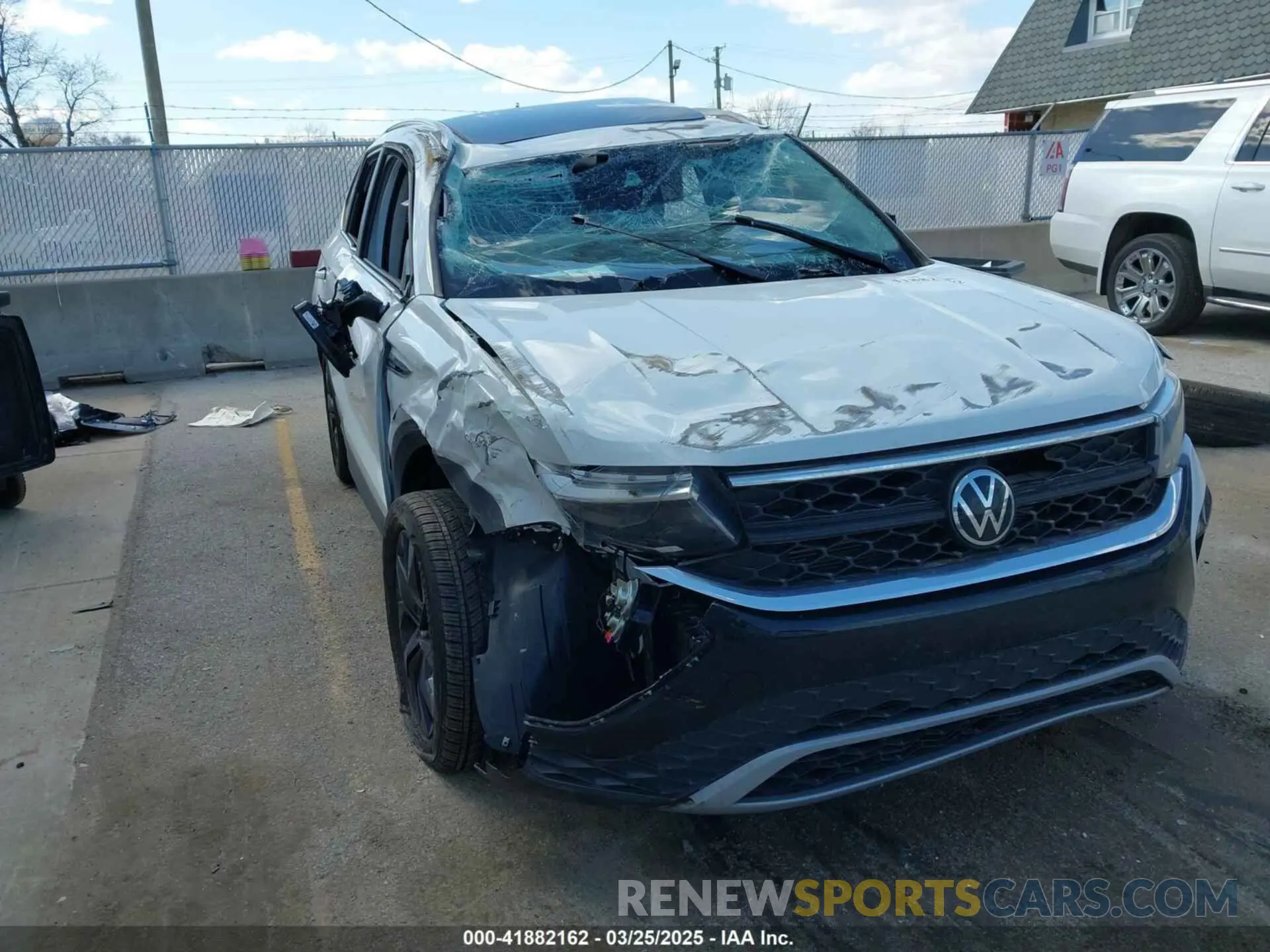 1 fotografías del automóvil dañado 3VVEX7B29PM300606 VOLKSWAGEN TAOS 2023
