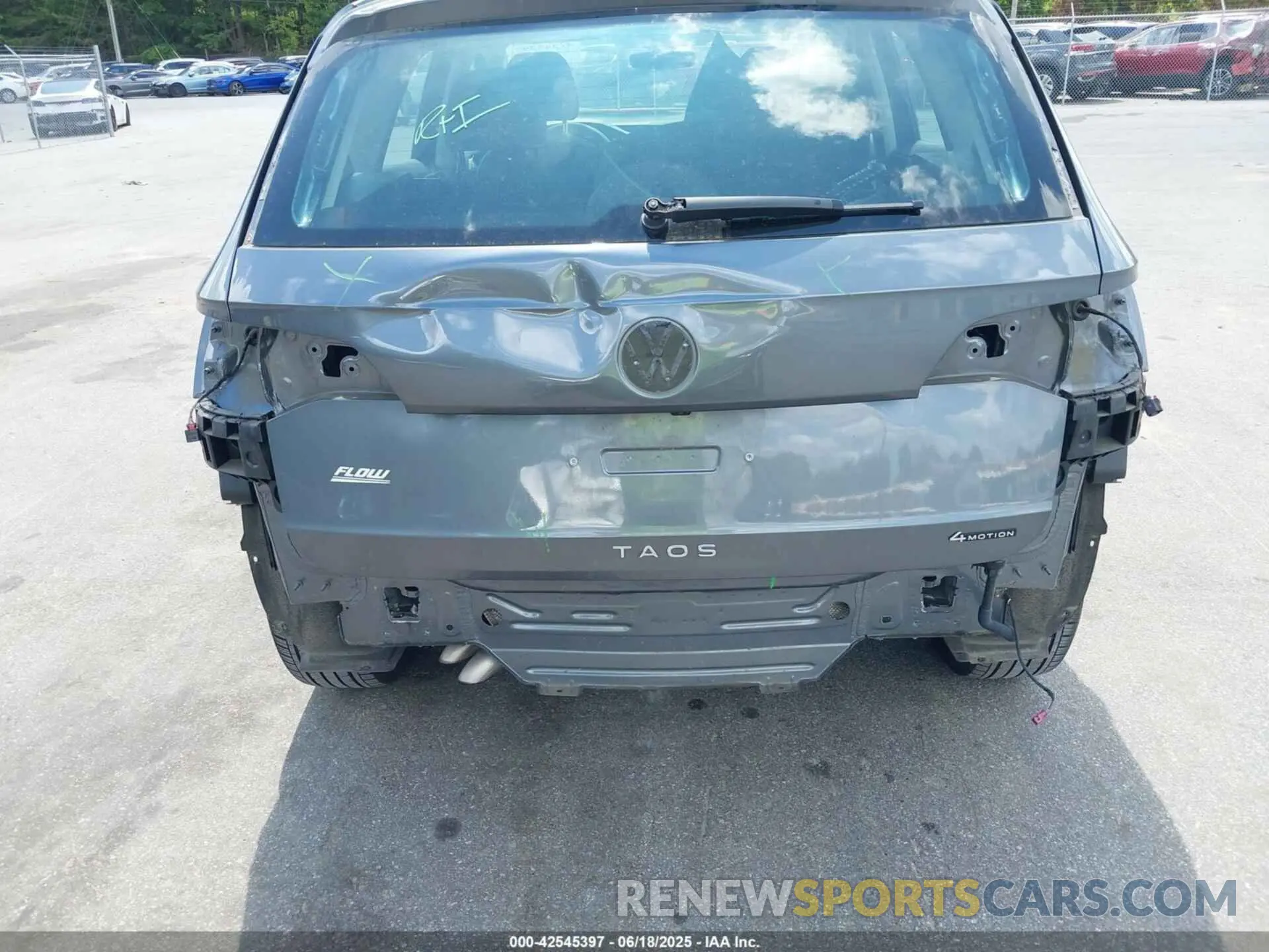 6 fotografías del automóvil dañado 3VVMX7B24PM356965 VOLKSWAGEN TAOS 2023