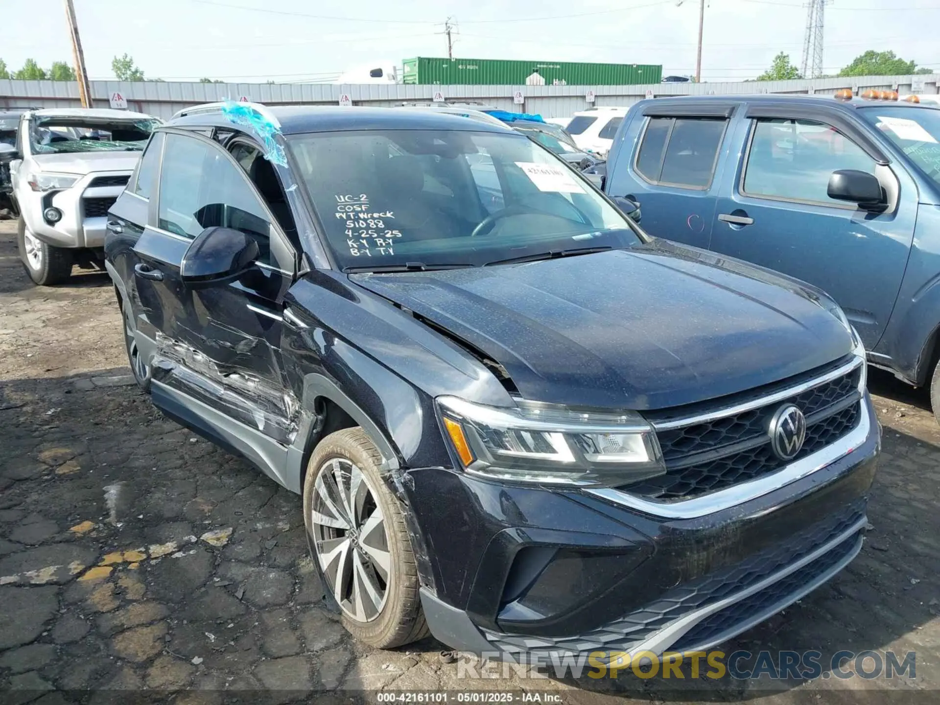 1 fotografías del automóvil dañado 3VVSX7B29PM304772 VOLKSWAGEN TAOS 2023