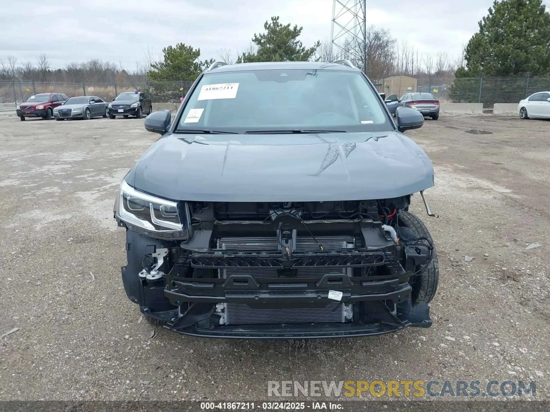 12 fotografías del automóvil dañado 3VV4X7B2XRM118086 VOLKSWAGEN TAOS 2024