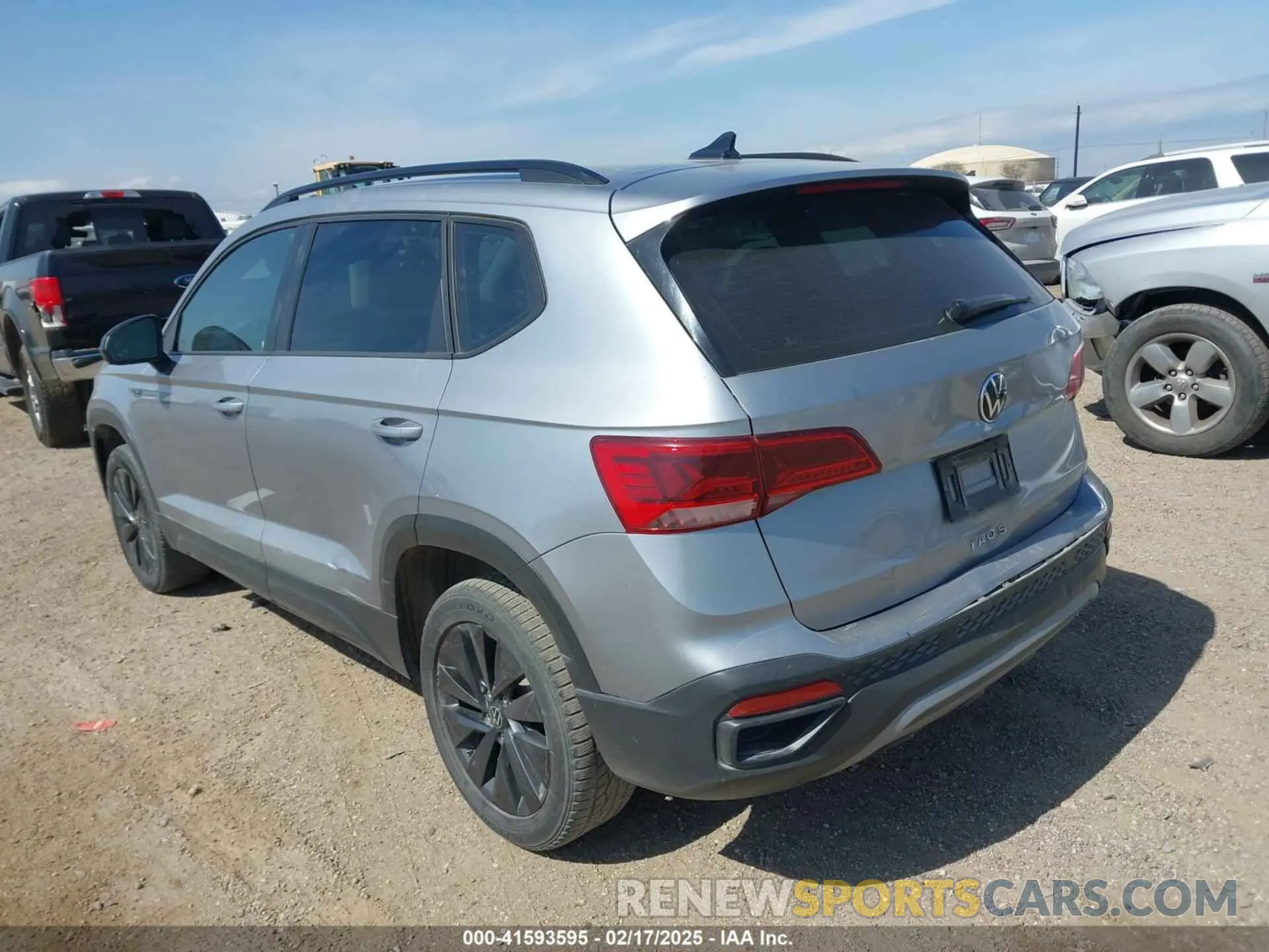 3 fotografías del automóvil dañado 3VV5X7B23RM005844 VOLKSWAGEN TAOS 2024
