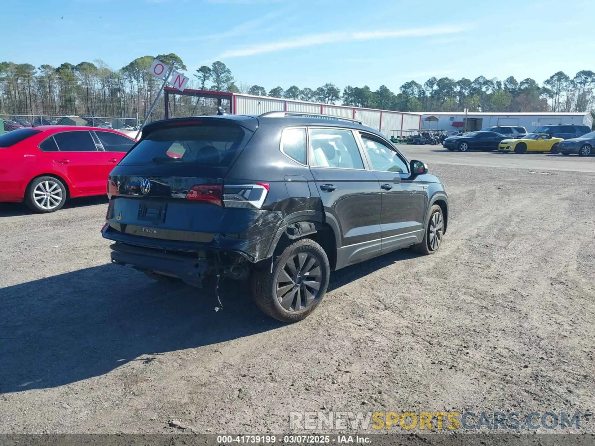 4 fotografías del automóvil dañado 3VV5X7B28RM054828 VOLKSWAGEN TAOS 2024