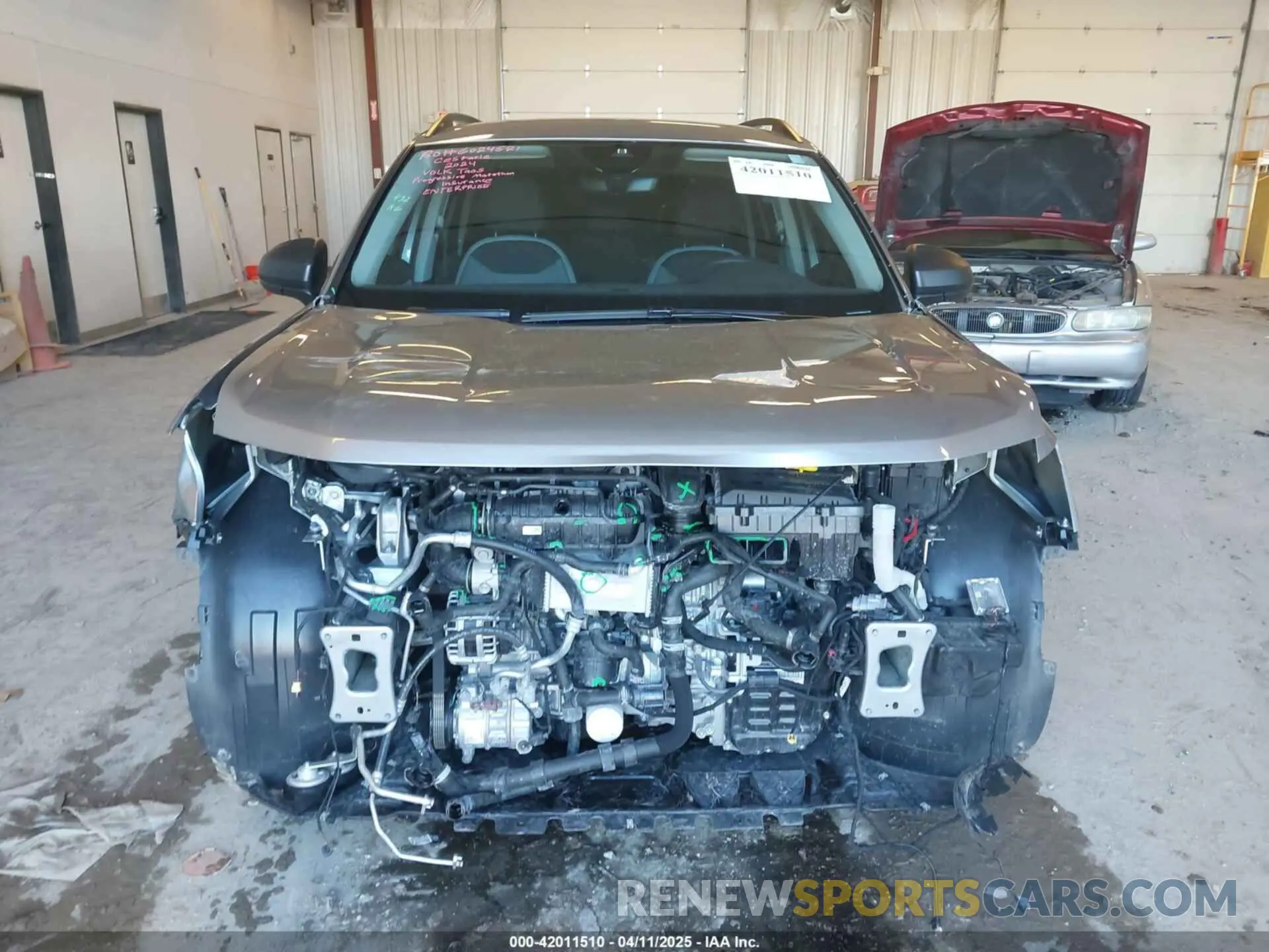 12 fotografías del automóvil dañado 3VV5X7B29RM042736 VOLKSWAGEN TAOS 2024