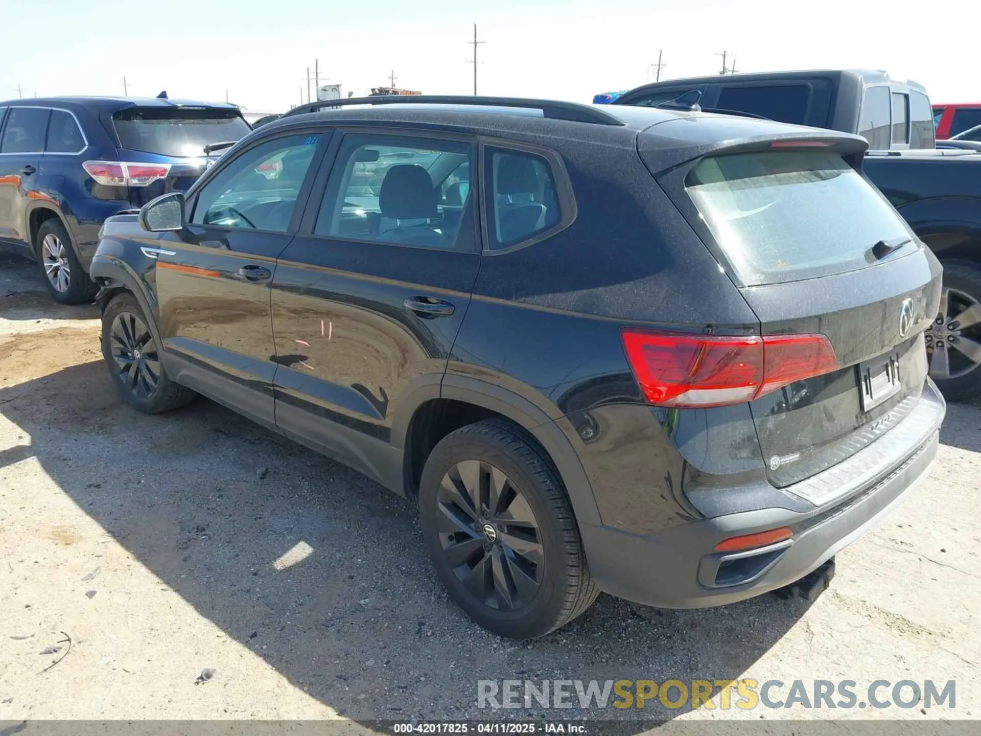 3 fotografías del automóvil dañado 3VV5X7B29RM066308 VOLKSWAGEN TAOS 2024