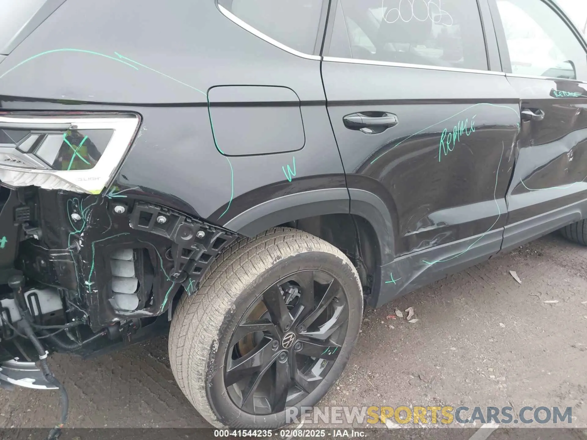 6 fotografías del automóvil dañado 3VVEX7B21RM077979 VOLKSWAGEN TAOS 2024
