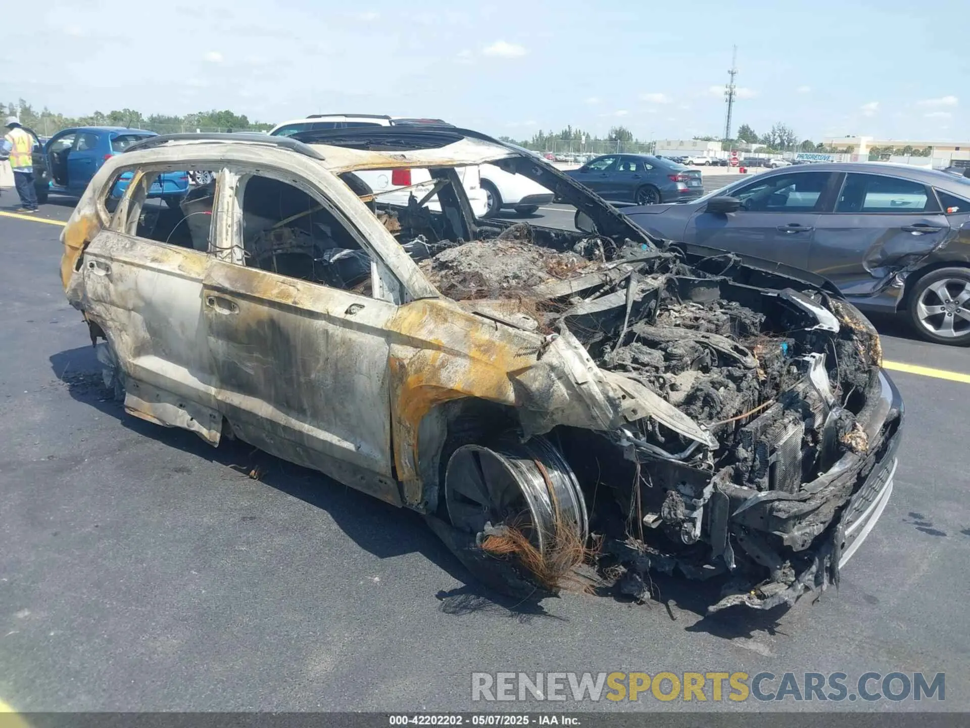 11 fotografías del automóvil dañado 3VVEX7B25RM056343 VOLKSWAGEN TAOS 2024